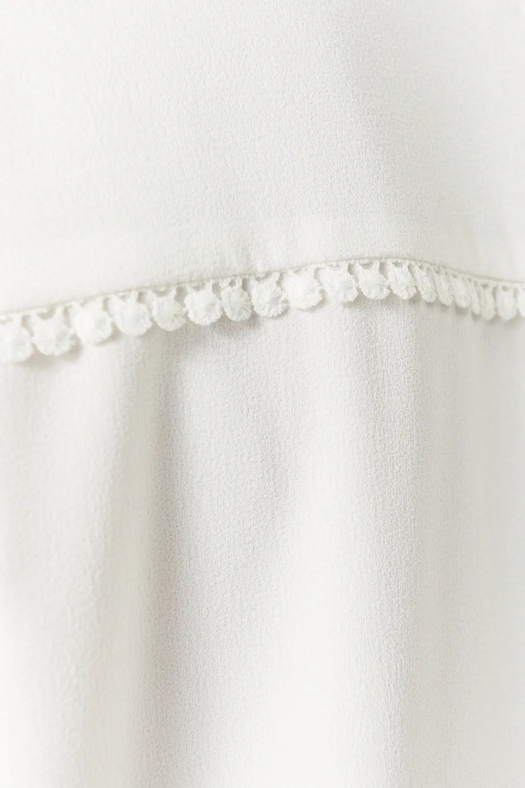 Robe blanche manches évasées | Murphy JOELLE Collection