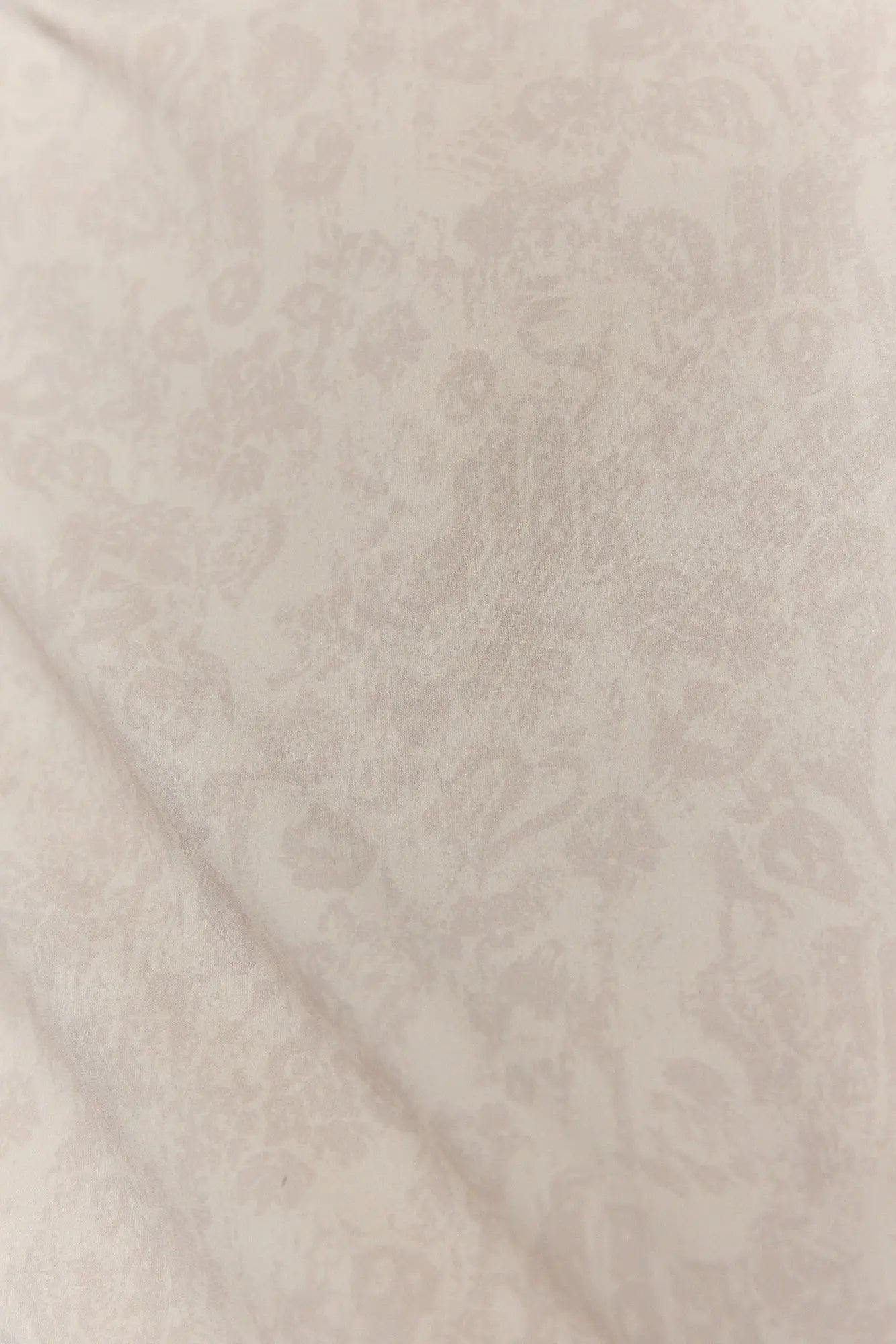 Chandail taupe imprimé avec superposition | Gogo JOELLE Collection