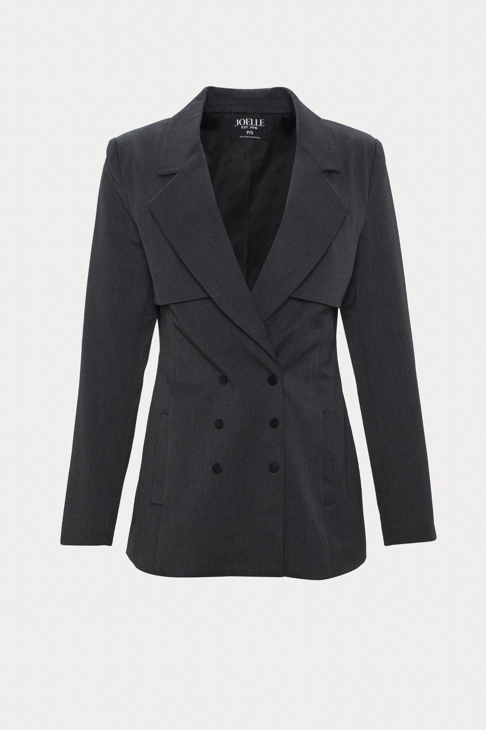 Joya | Veston noir ajusté