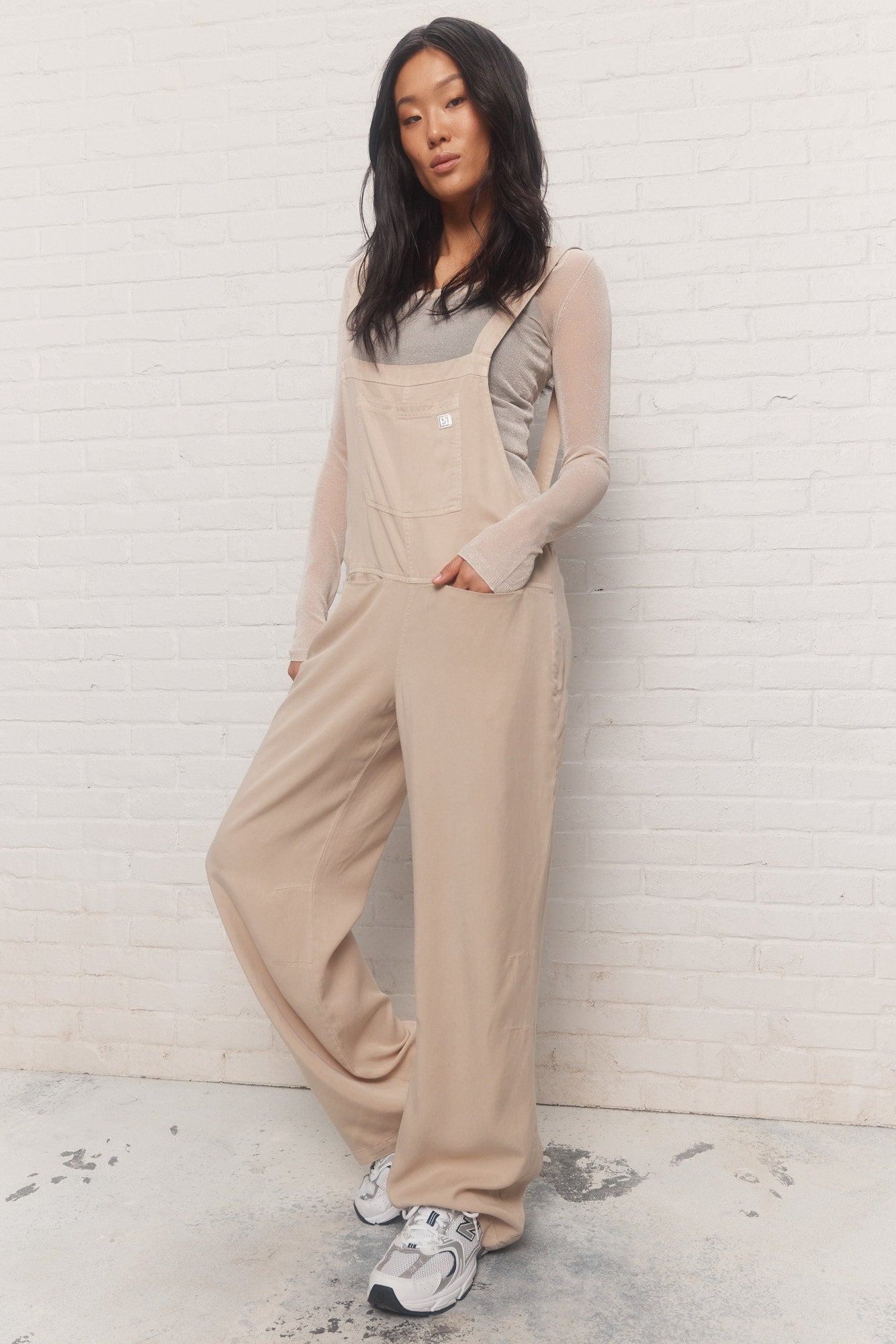 Alexis | Salopette beige