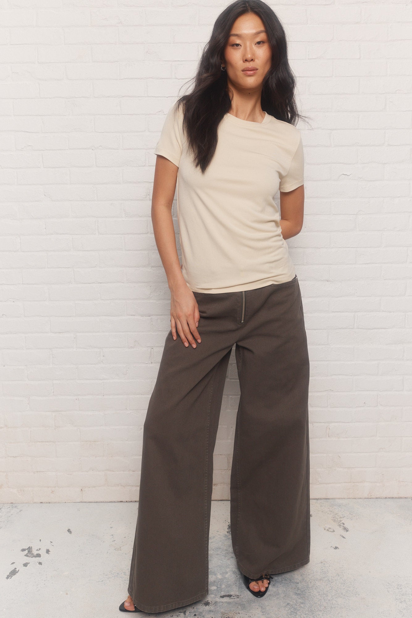 Planta | T-shirt jaune pâle ajusté