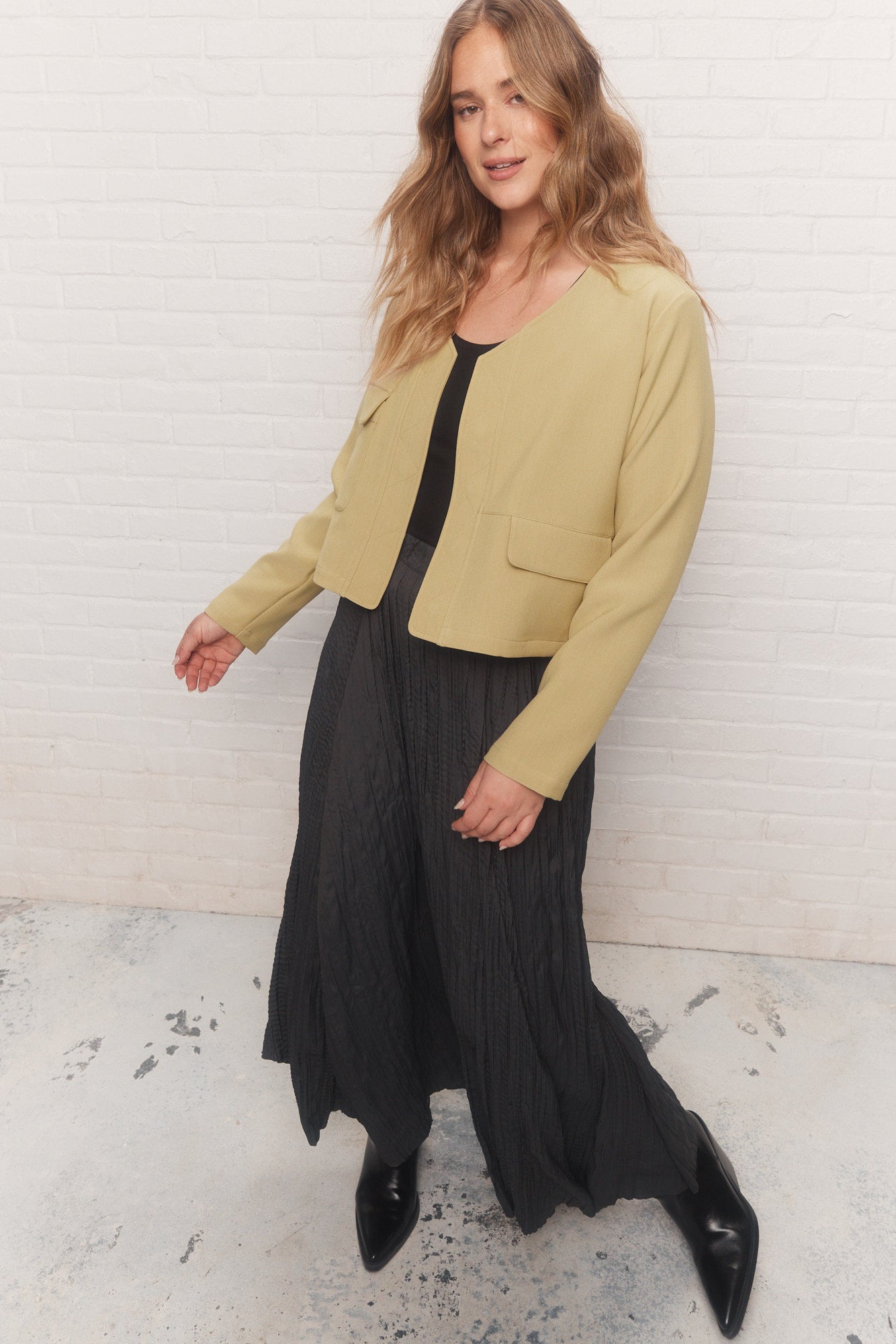 Silken | Veste jaune