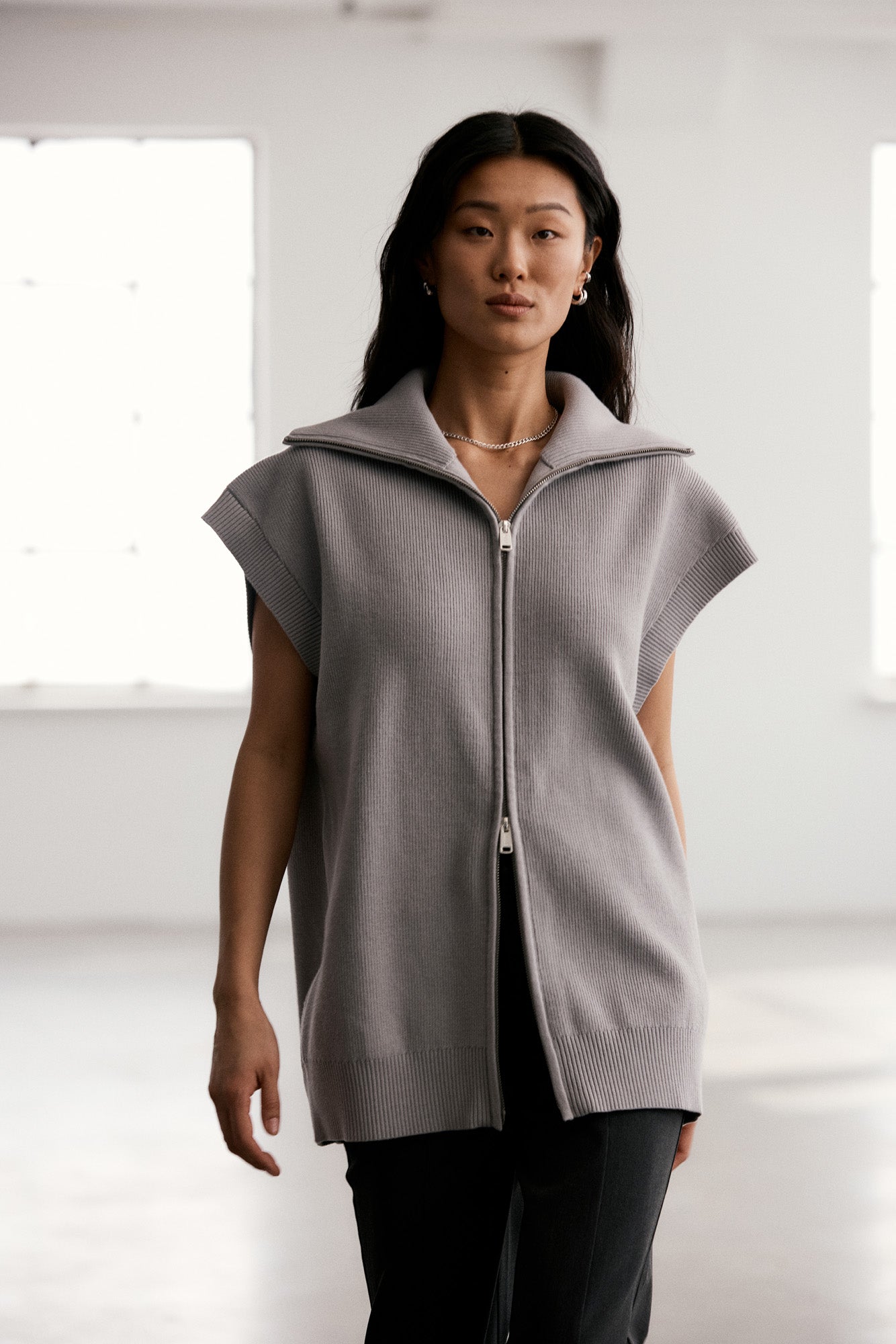 Doya | Veste sans manches grise