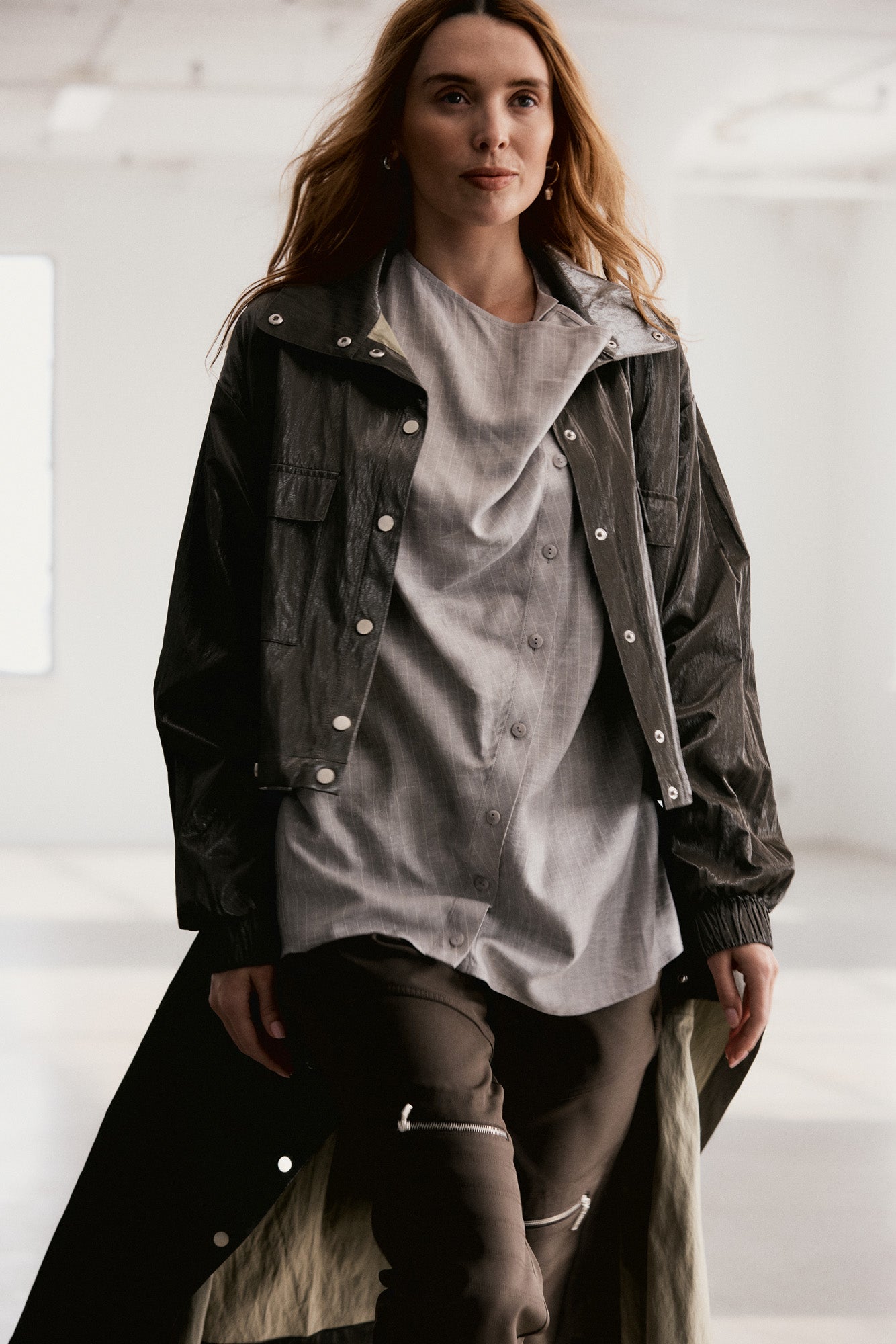 Ambrosia | Gray lined shirt