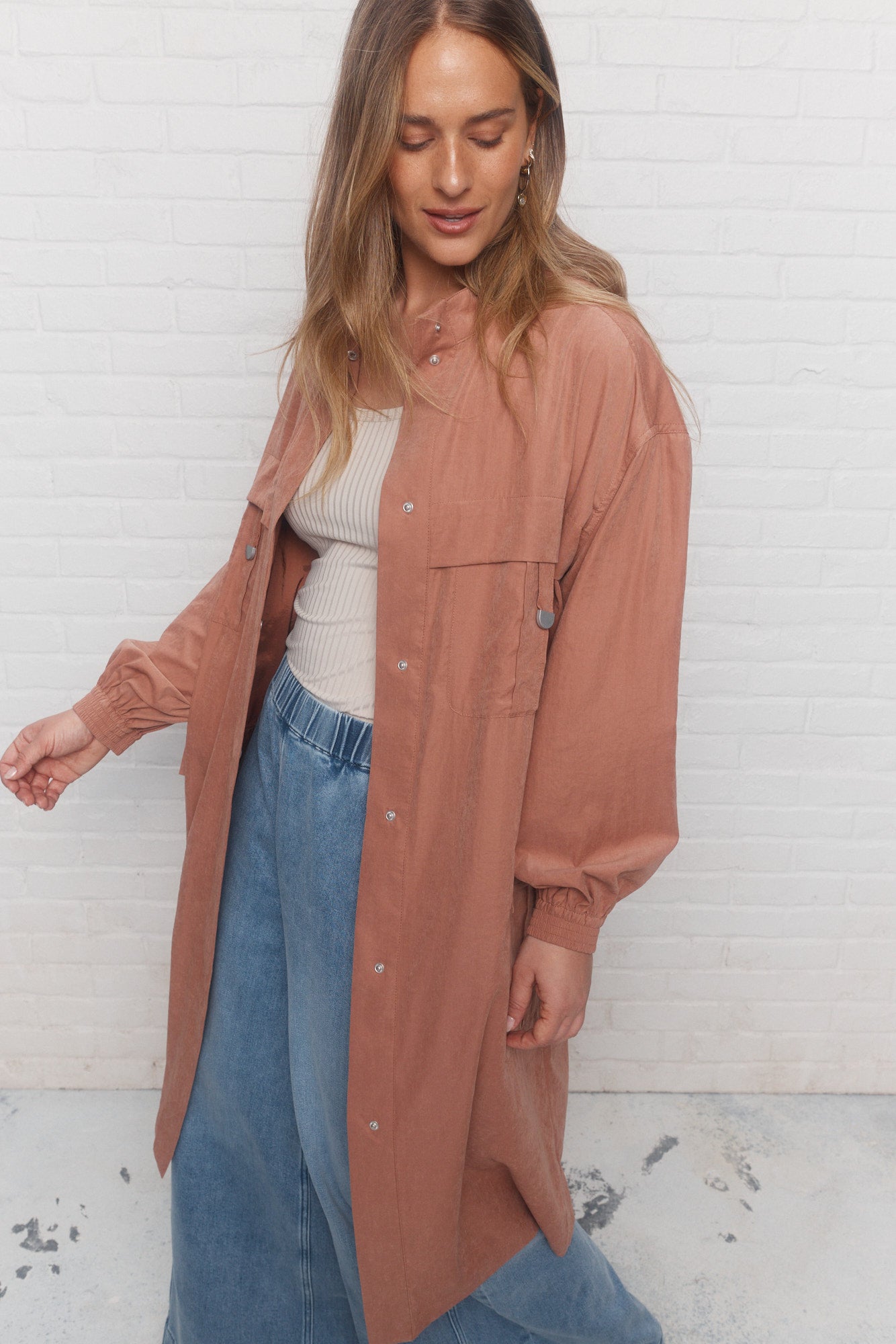 Colene | Veste terracotta