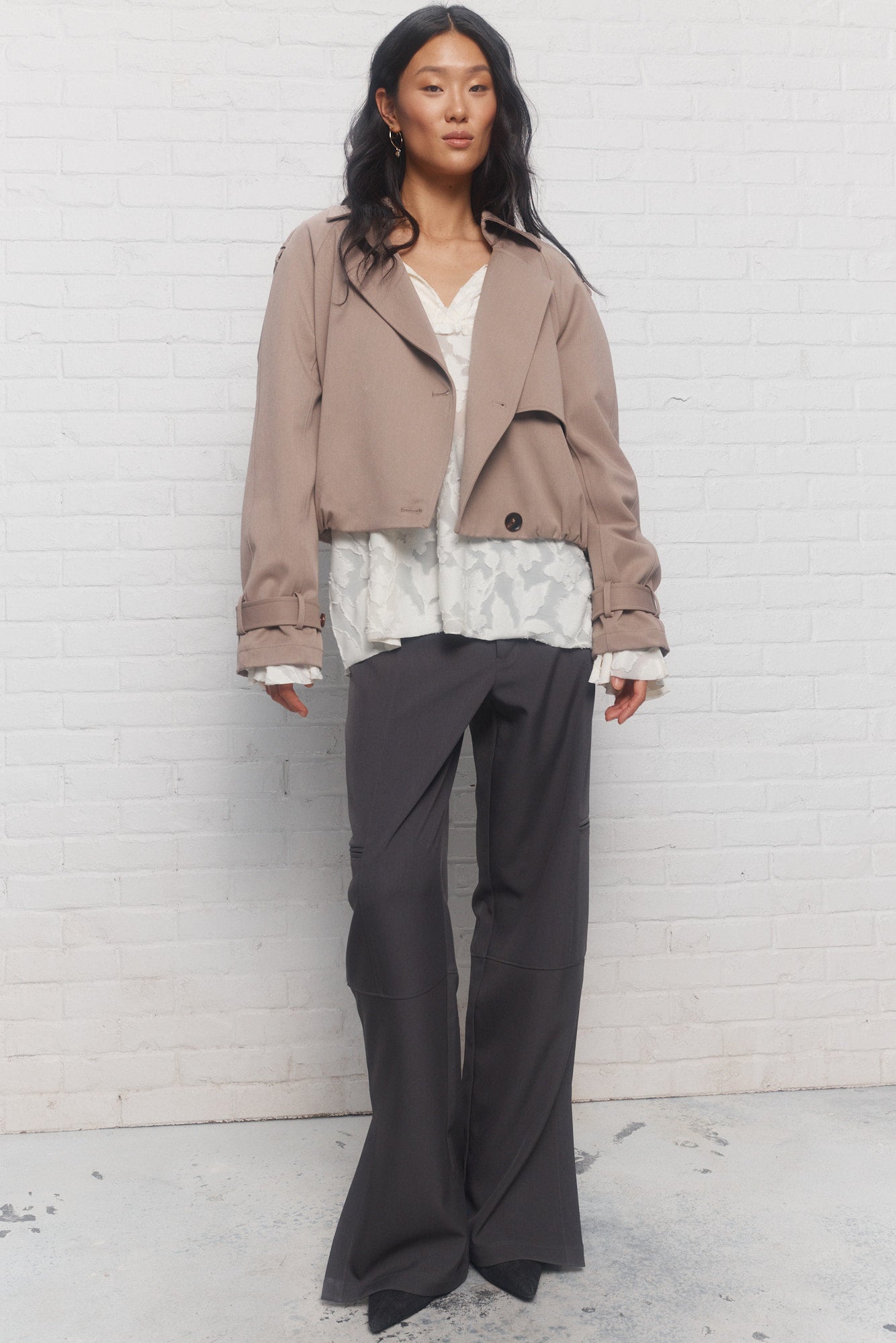 Lucas | Short beige coat