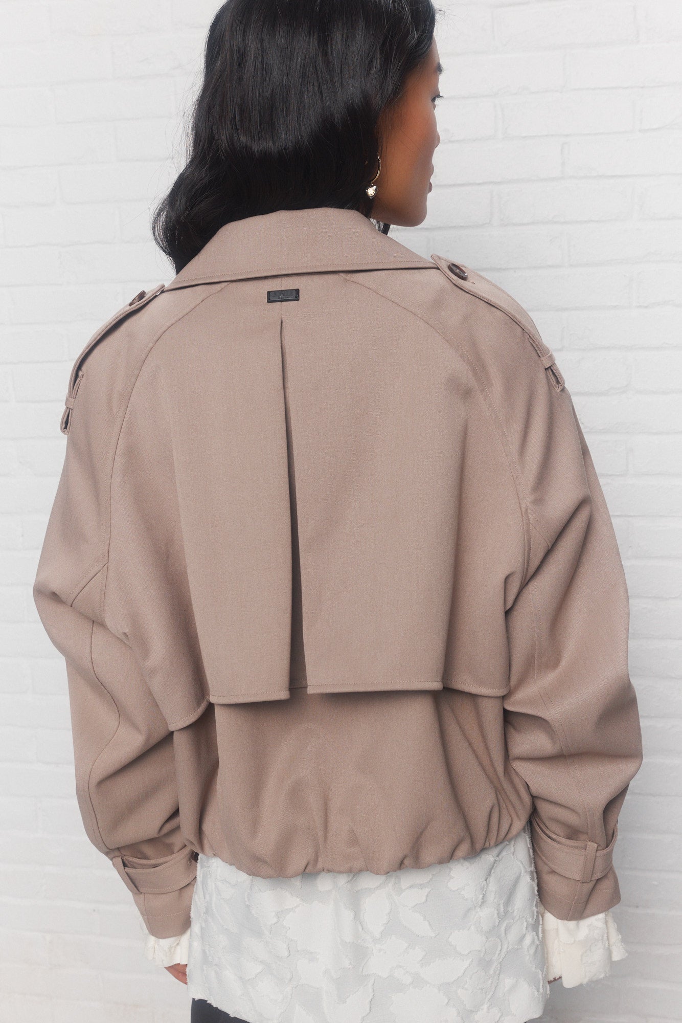 Lucas | Manteau court beige