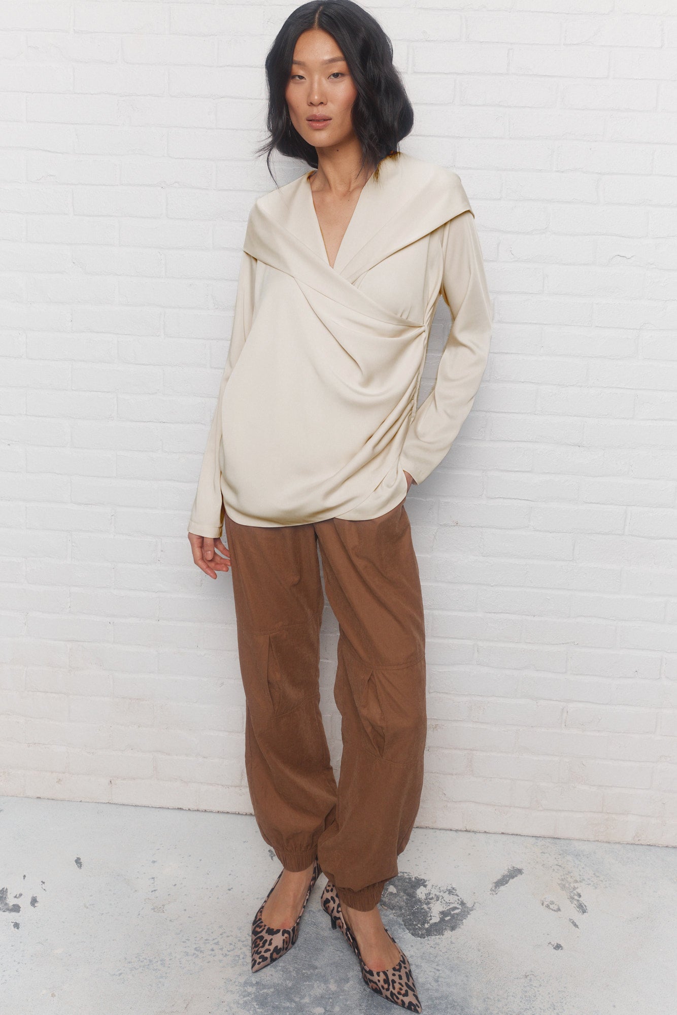 Shayanna | Chandail creme à capuchon