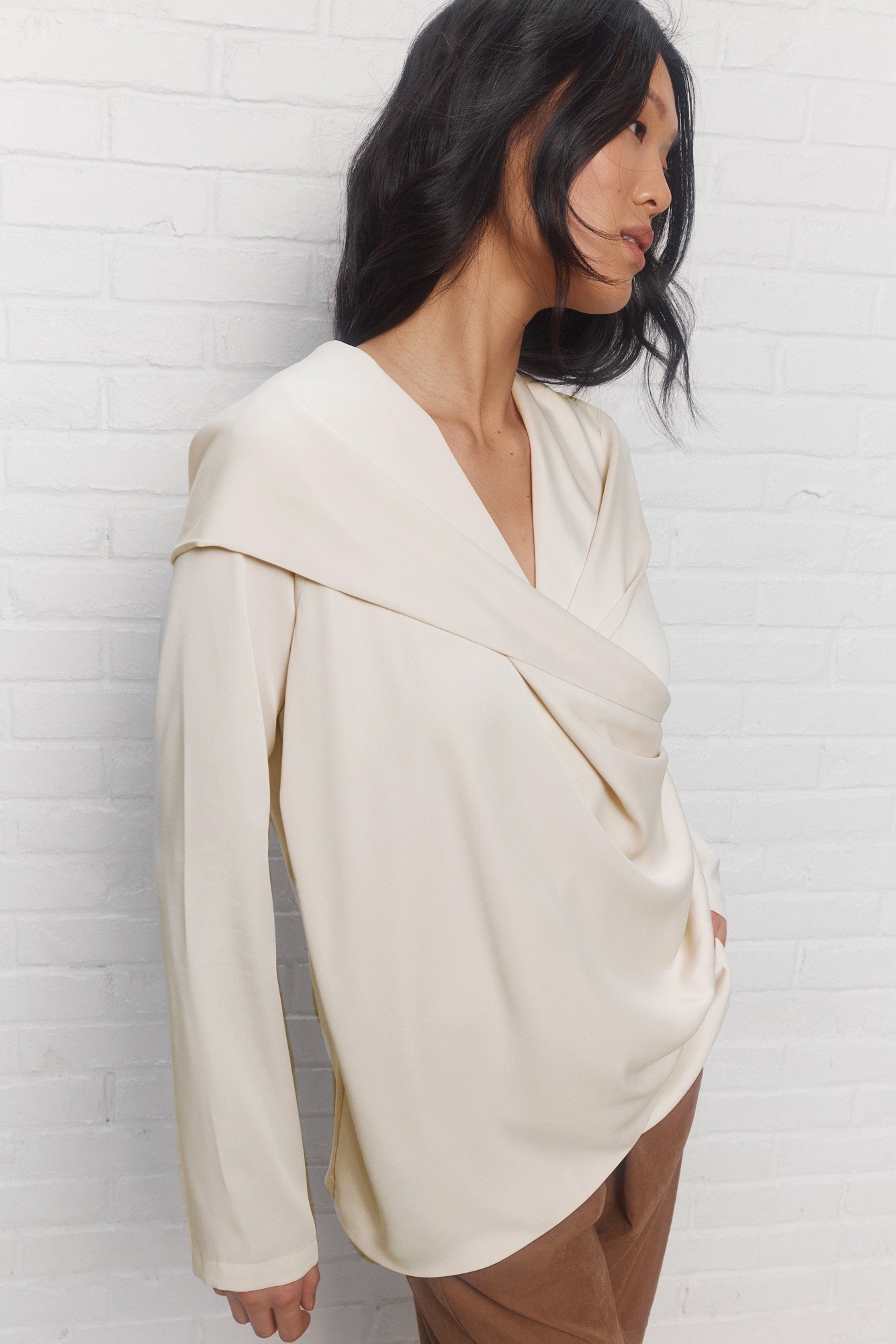 Shayanna | Chandail creme à capuchon