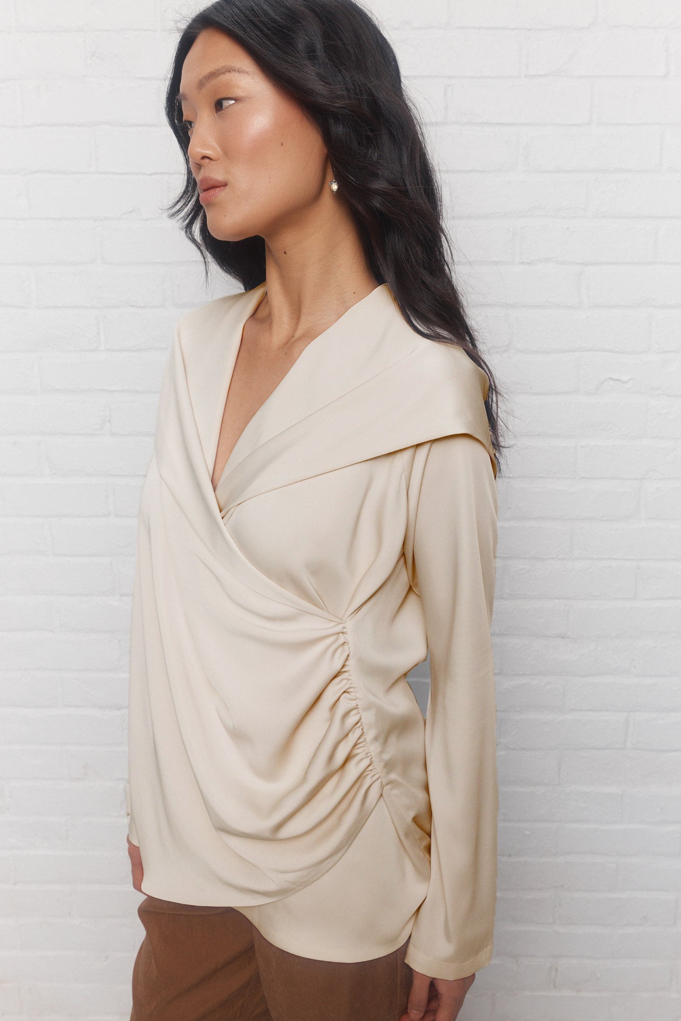 Shayanna | Chandail creme à capuchon