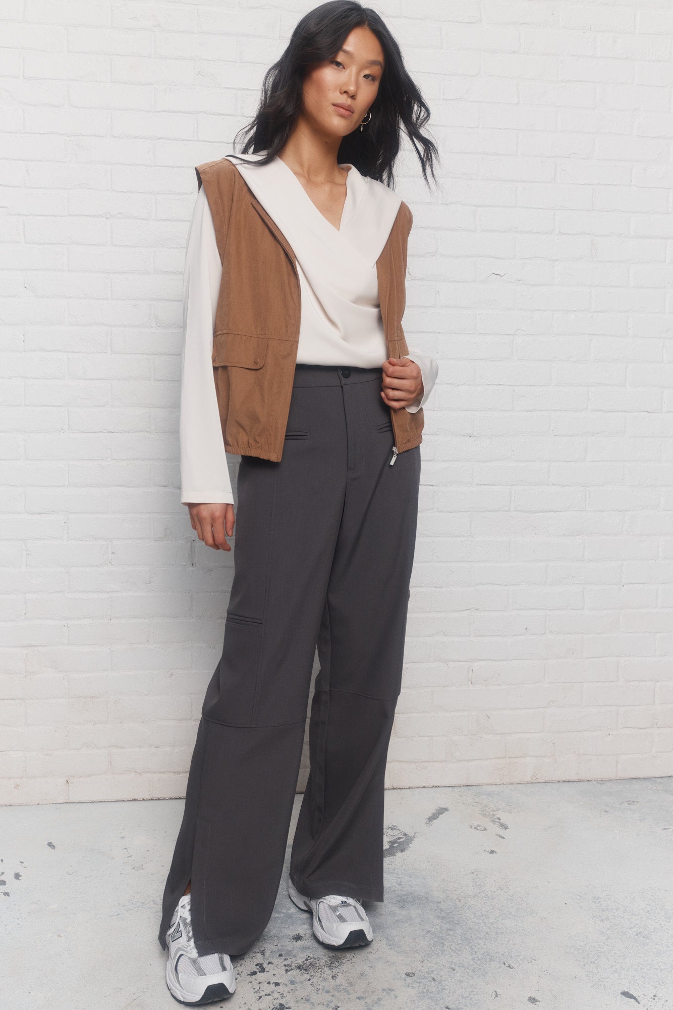Simone | Casual gray pants