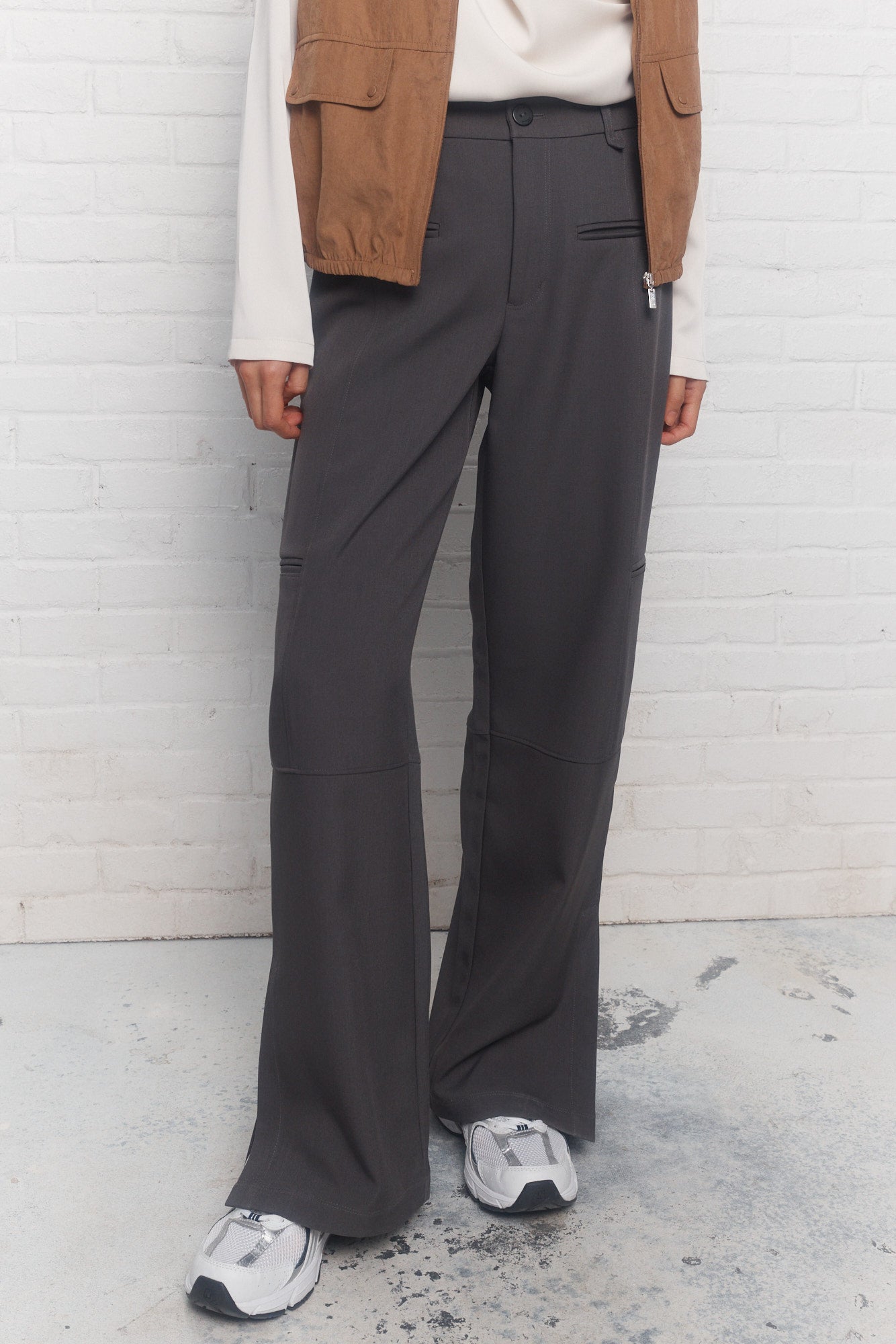 Simone | Casual gray pants
