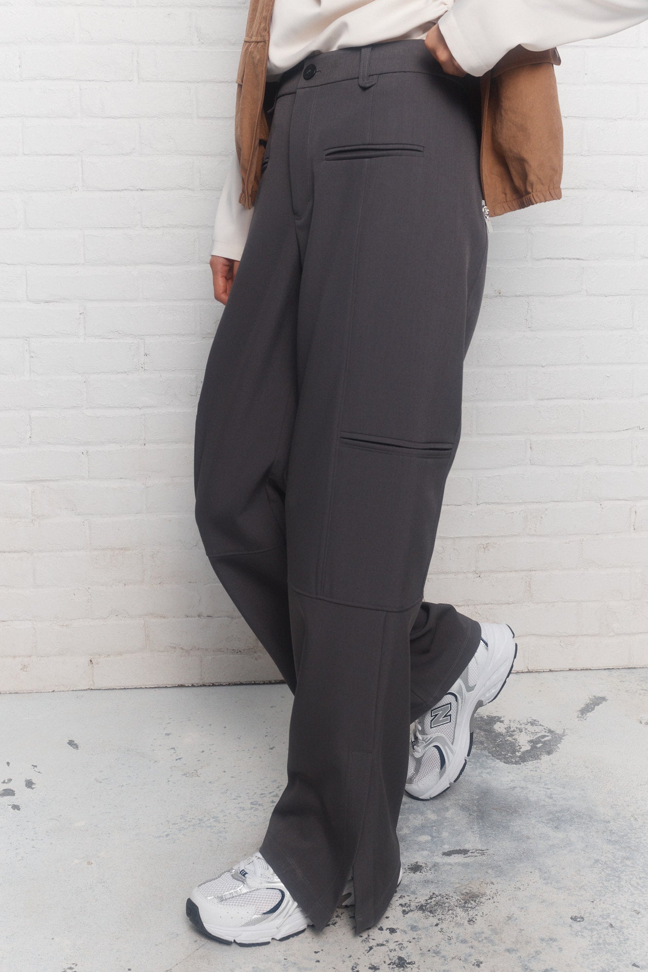 Simone | Casual gray pants