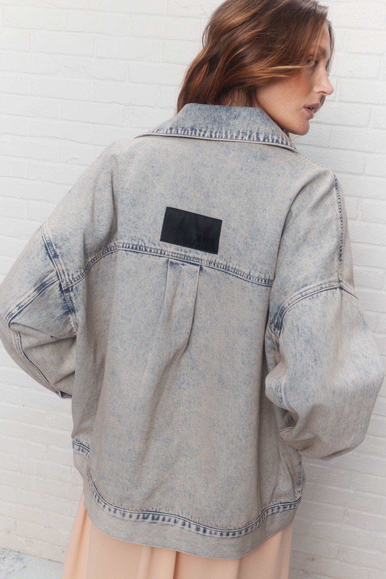 Helix | Veste en jeans bleu délavé