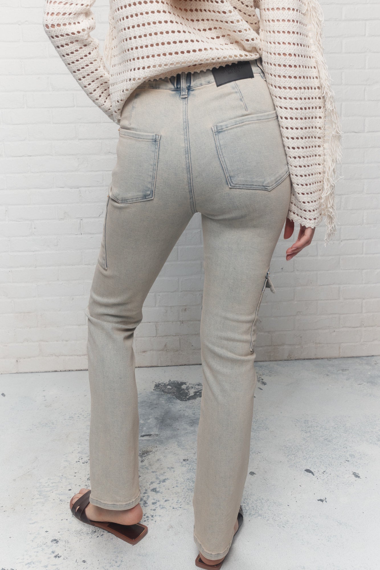 Fassety | Jeans ajusté bleu délavé