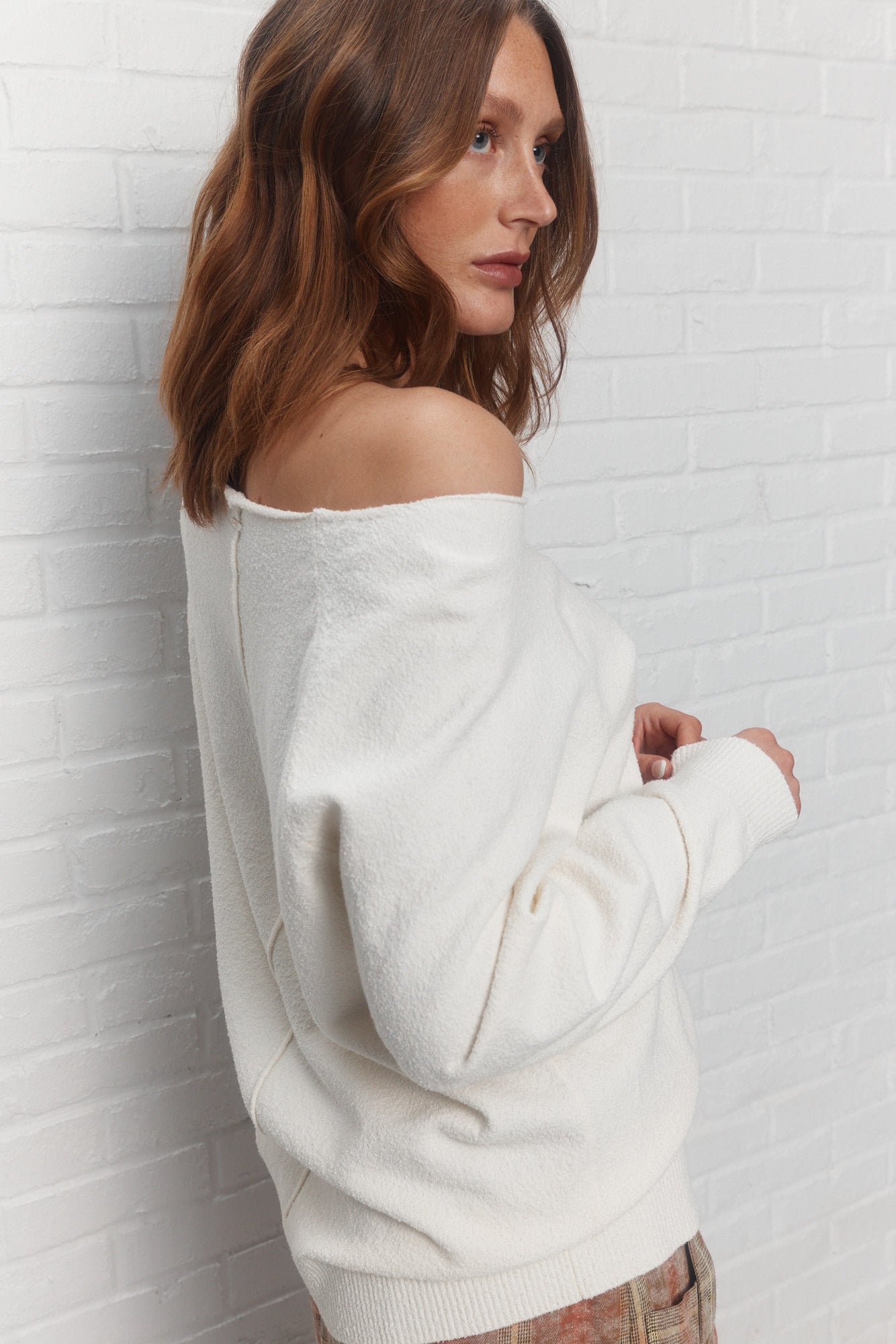 Glyanne | Chandail crème en tricot