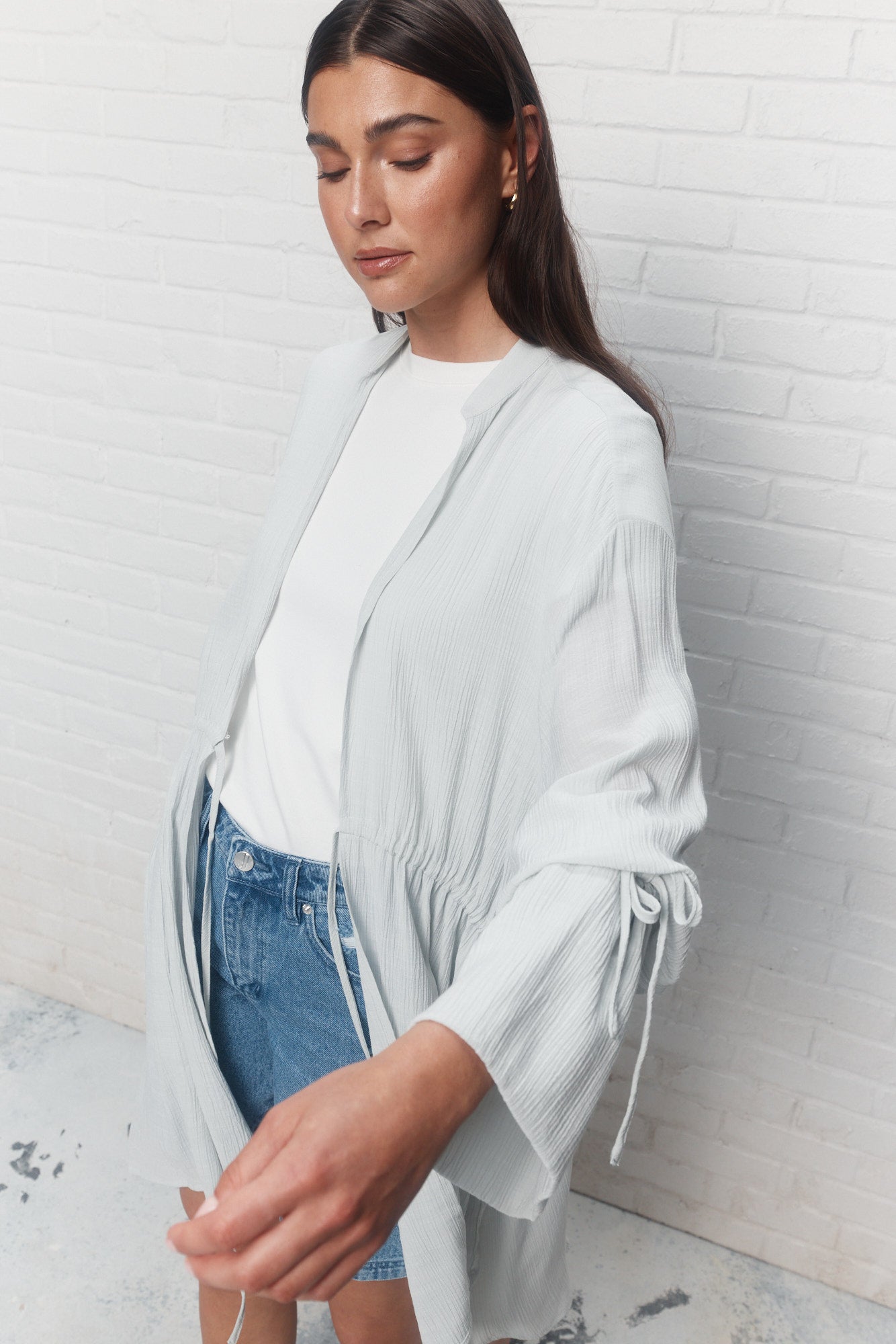 Stella | Veste vert pâle