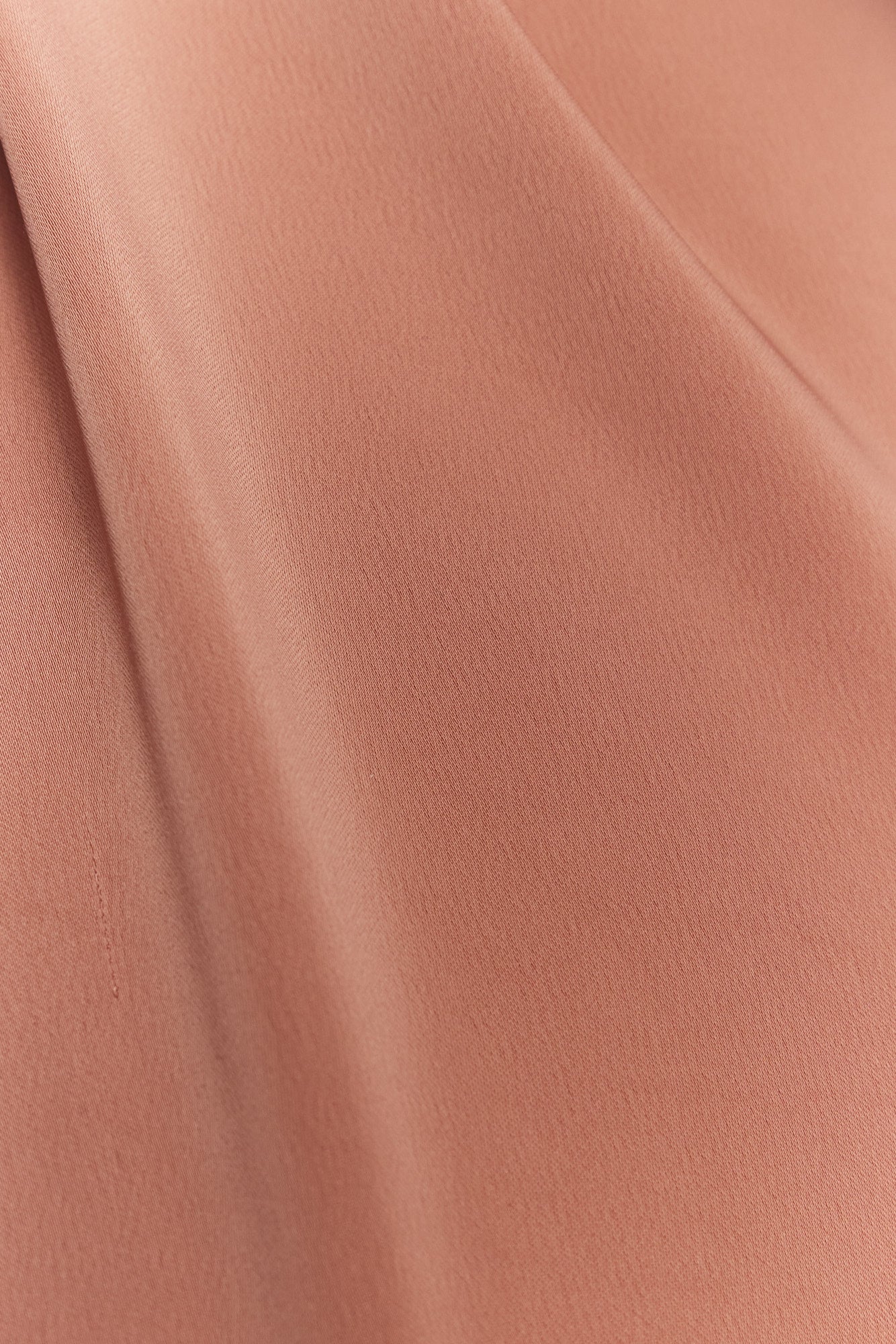 Azia | Robe pêche satinée