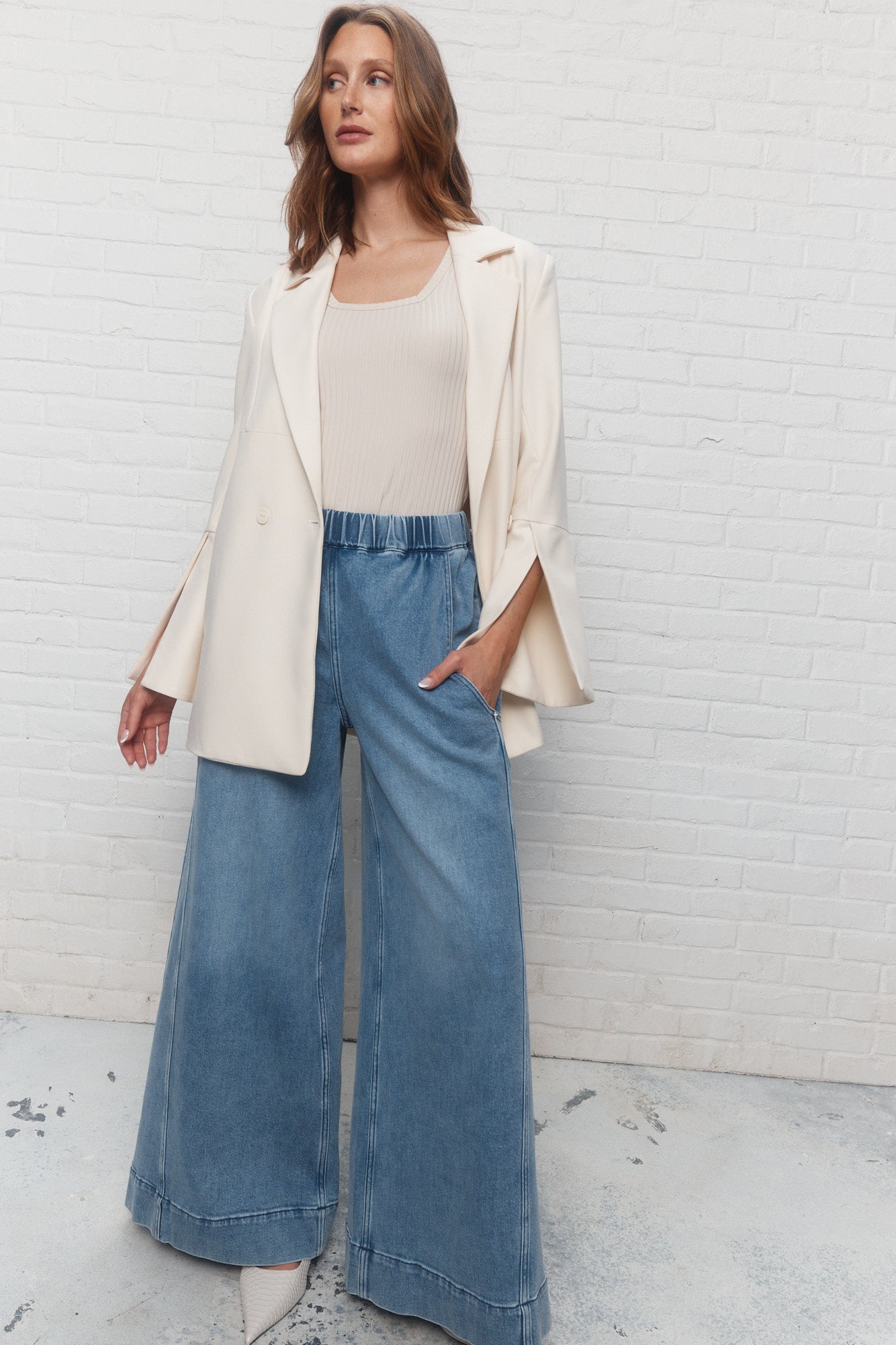 Phoenix | Jean bleu délavé