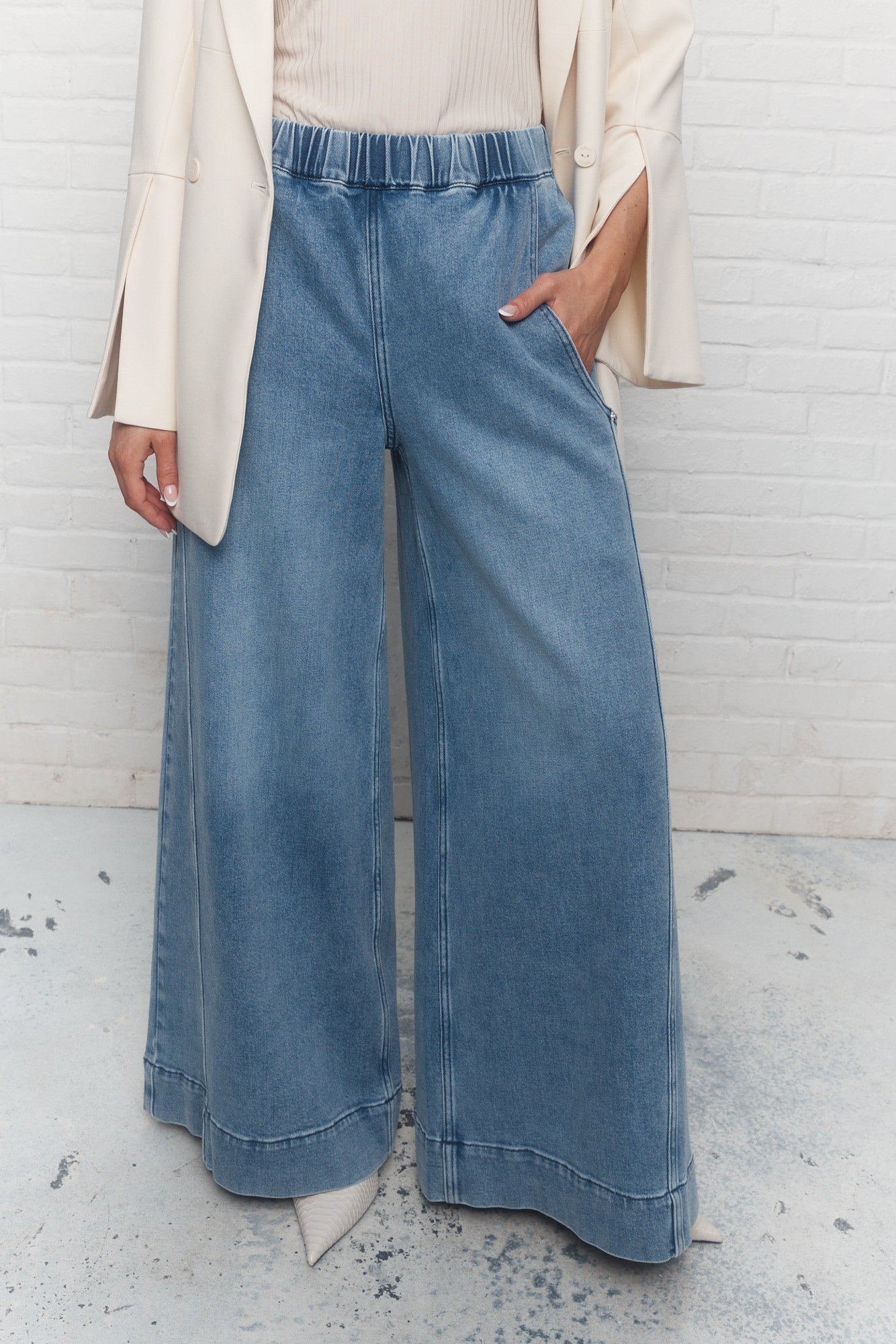 Phoenix | Jean bleu délavé