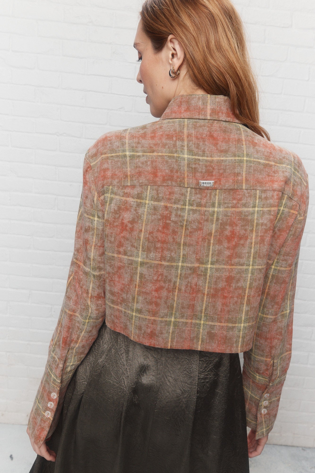 Britta | Chemise écourtée à carreaux