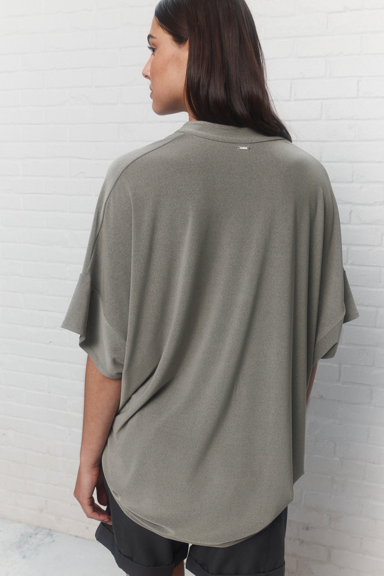 Zanatta | Chandail gris à manches courtes