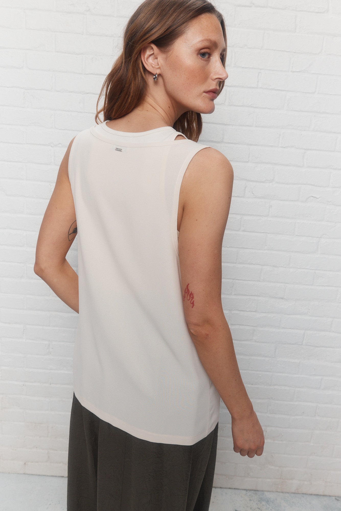 Azure | Beige 2-in-1 Camisole