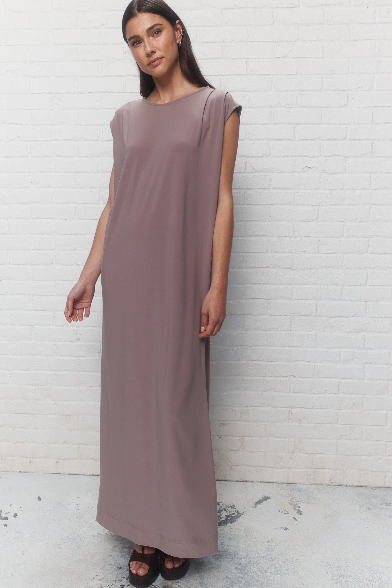 Solace | Robe longue rose