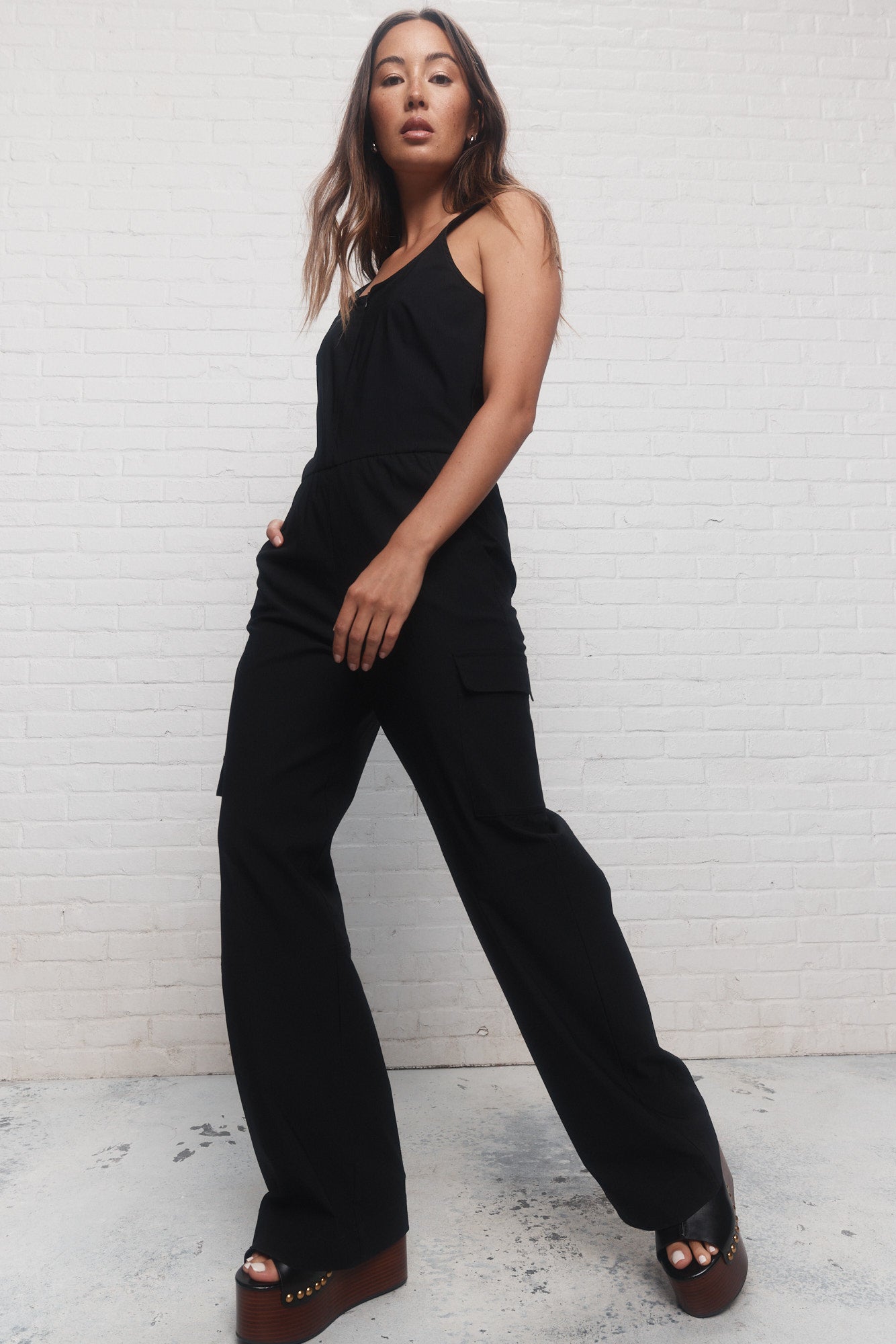 Audacy | Black Utility Jumpsuit