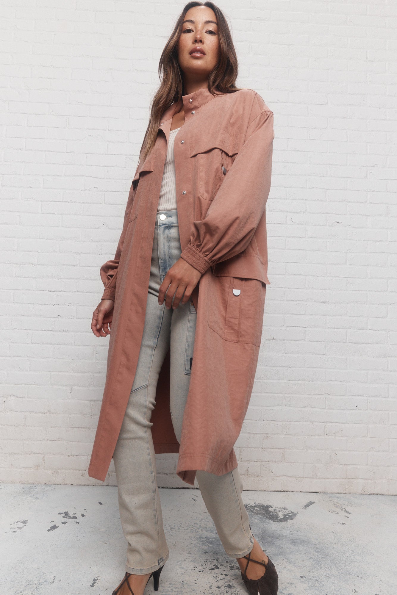 Colene | Veste terracotta