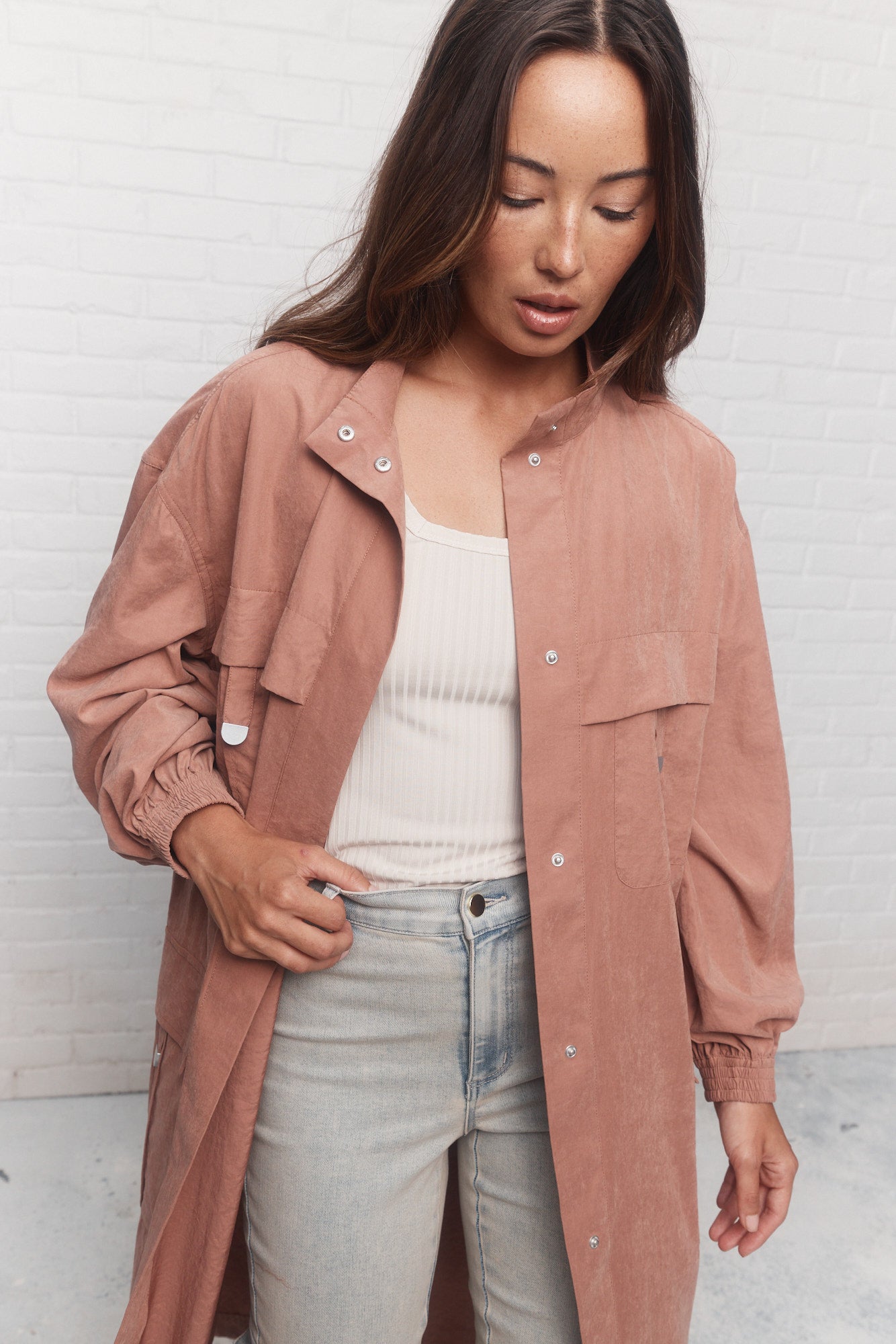 Colene | Veste terracotta
