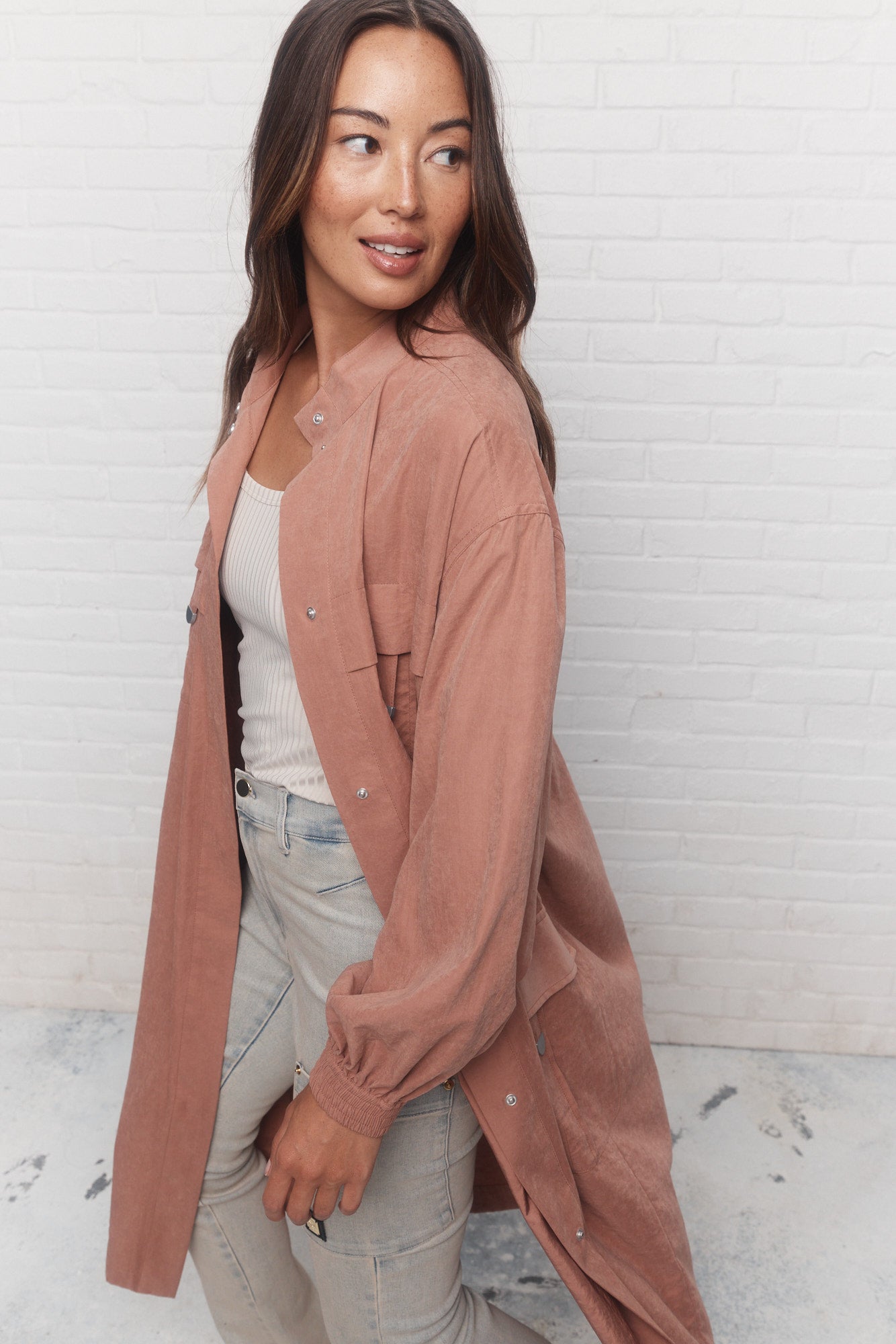 Colene | Veste terracotta