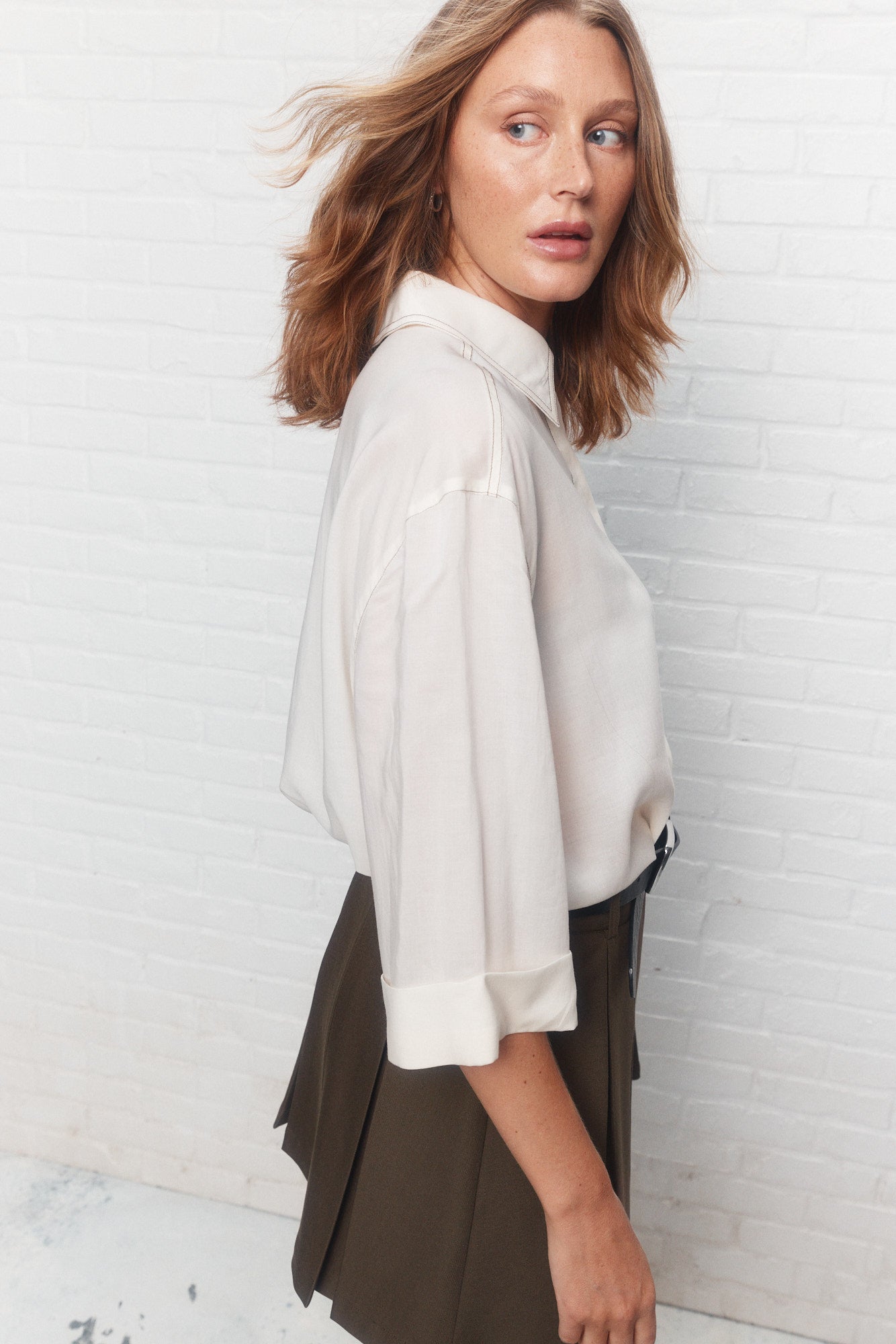 Hendrix | The cream loose fit shirt