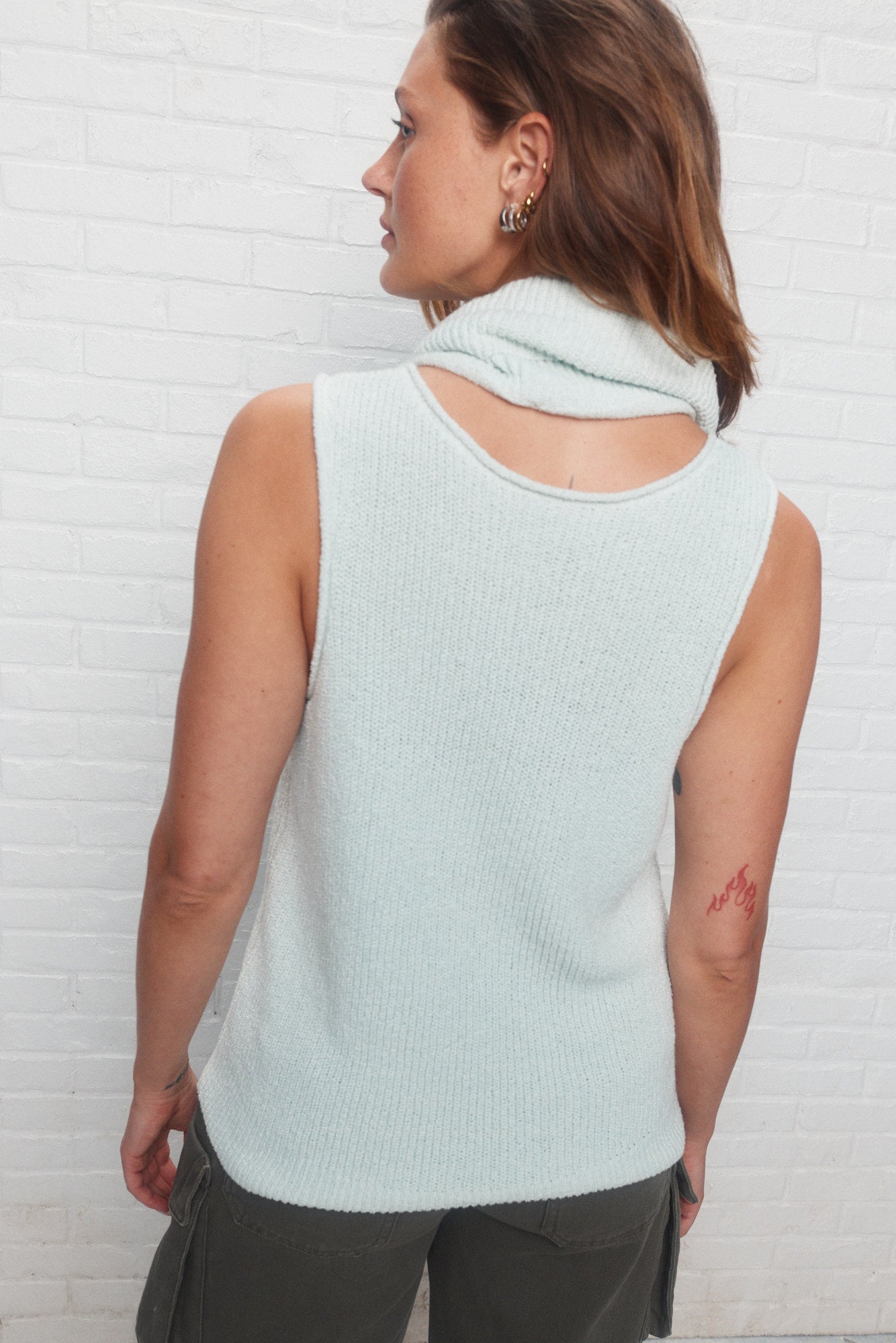 Mirage | The mint green knitted cami
