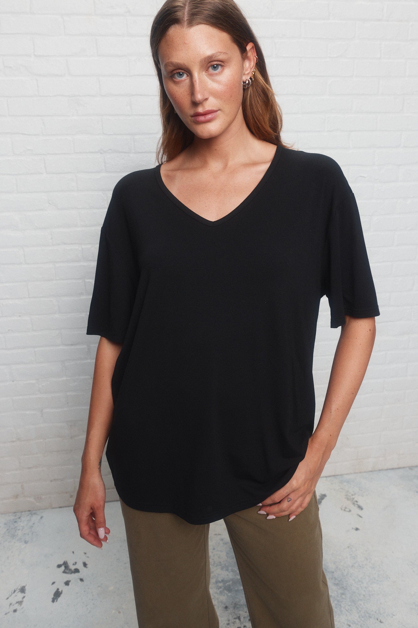 Noemie | Black T-shirt