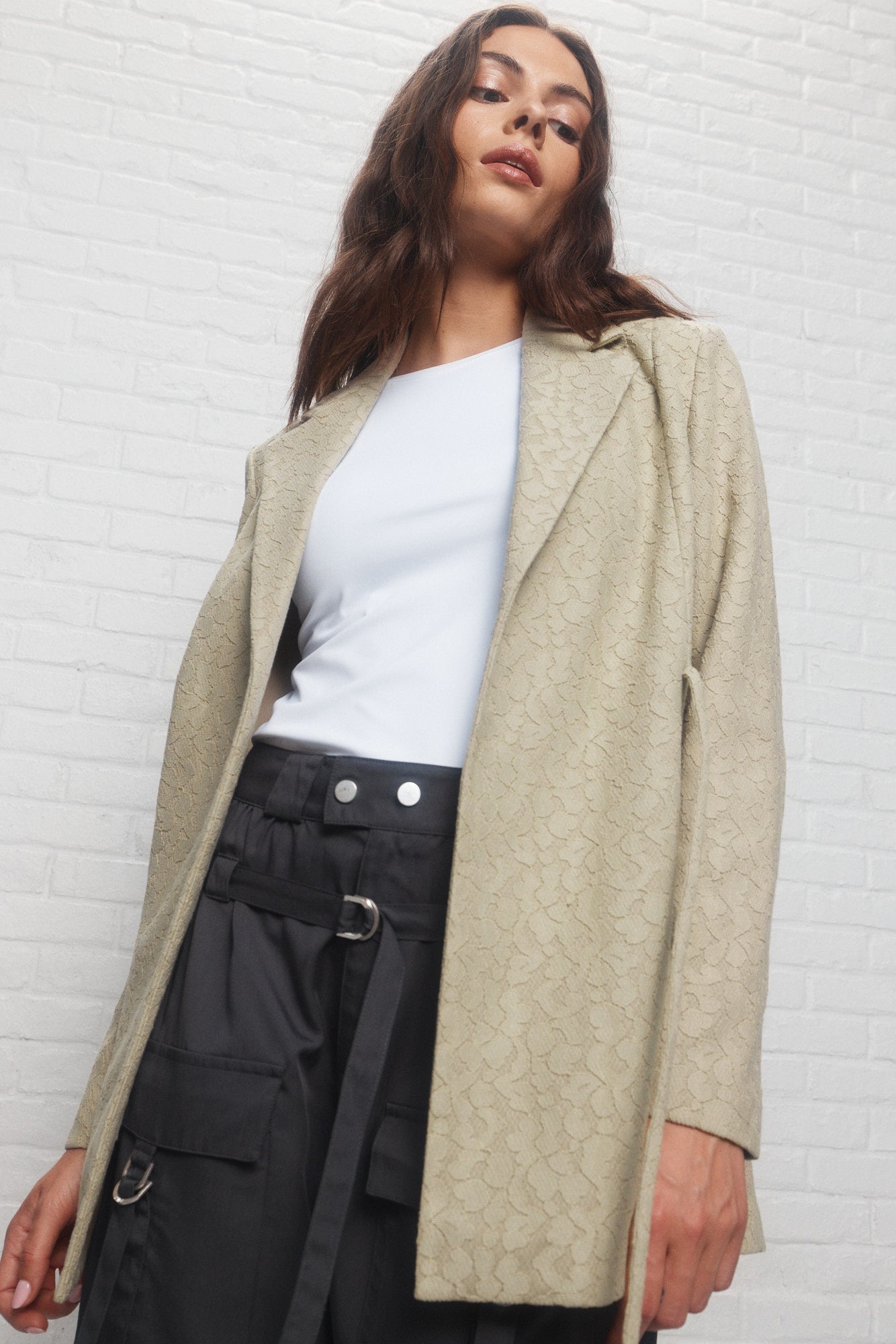 Azima | Pale green lace jacket