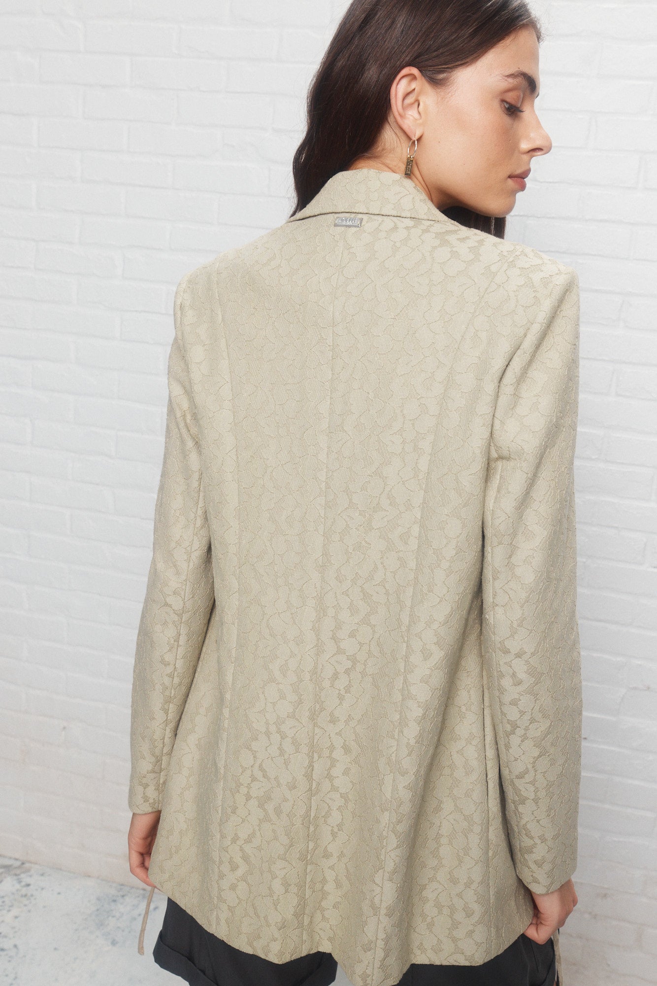 Azima | Pale green lace jacket