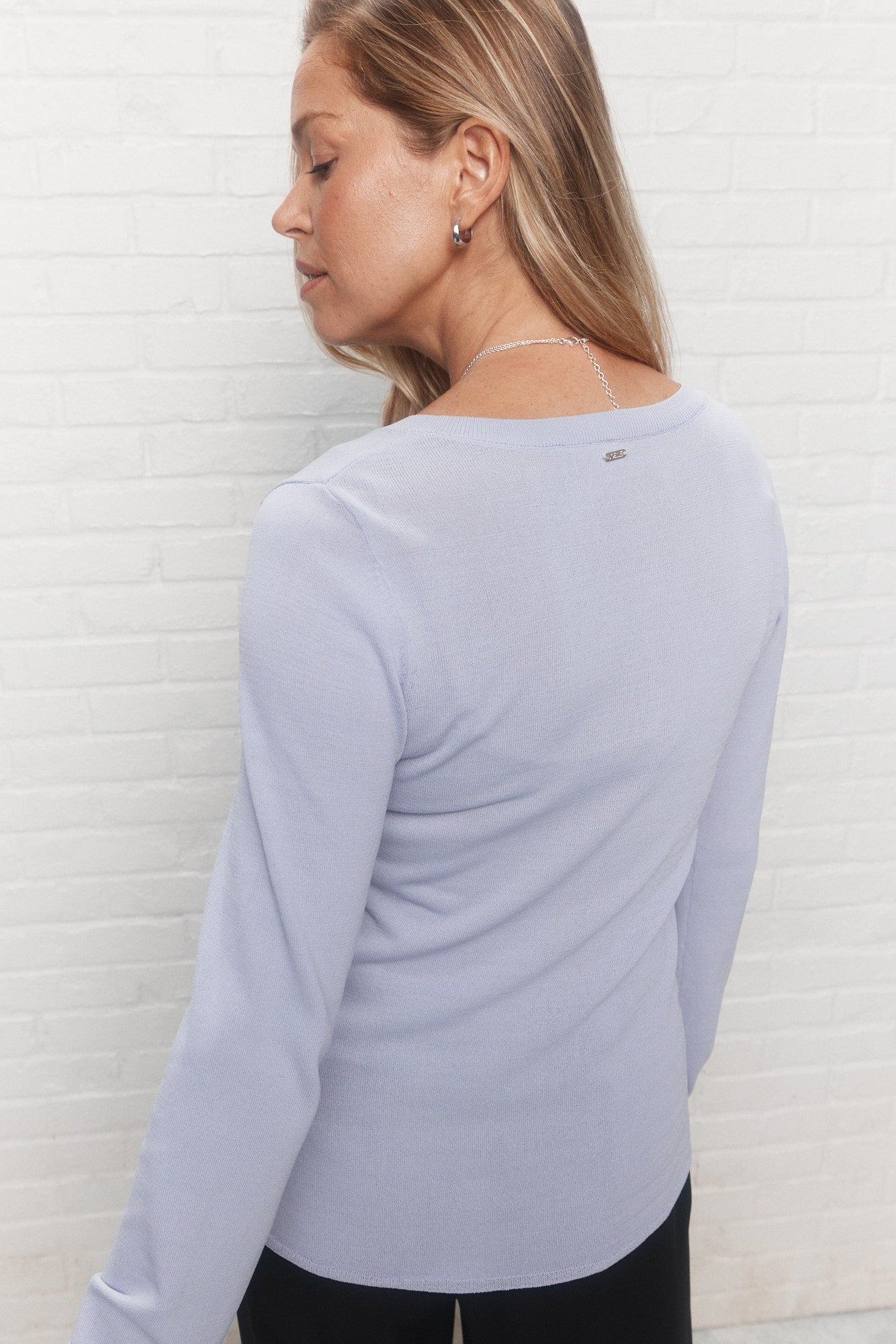 Cassini | Chandail henley bleu