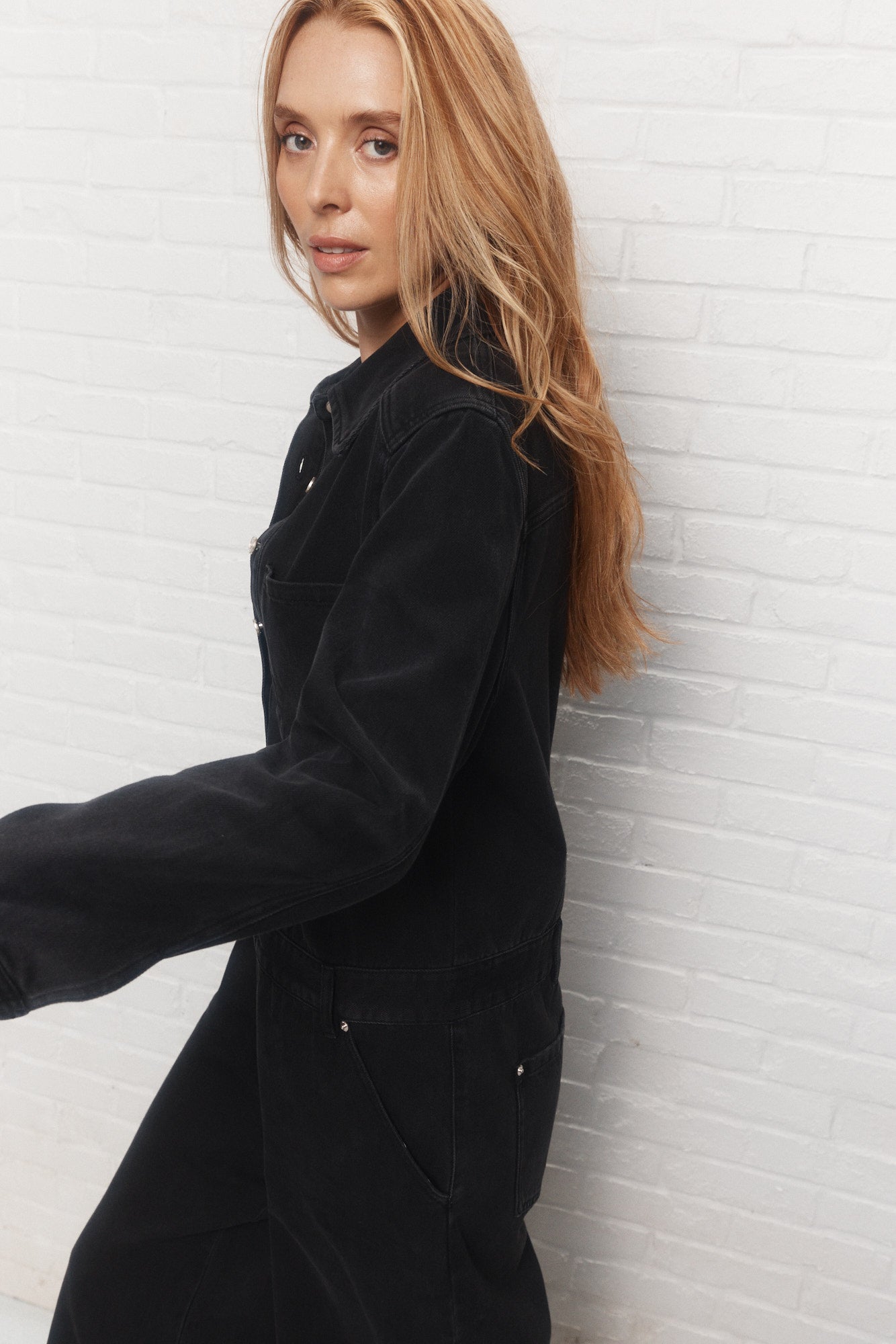 Bercy | Combinaison noire en denim
