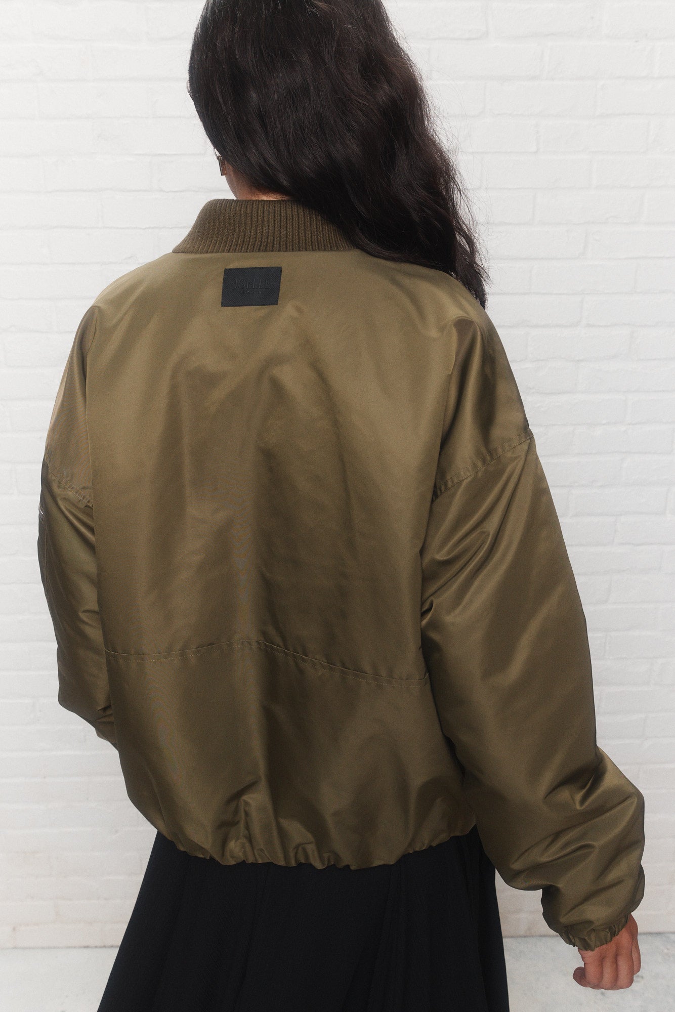 Charlotte | Blouson aviateur vert