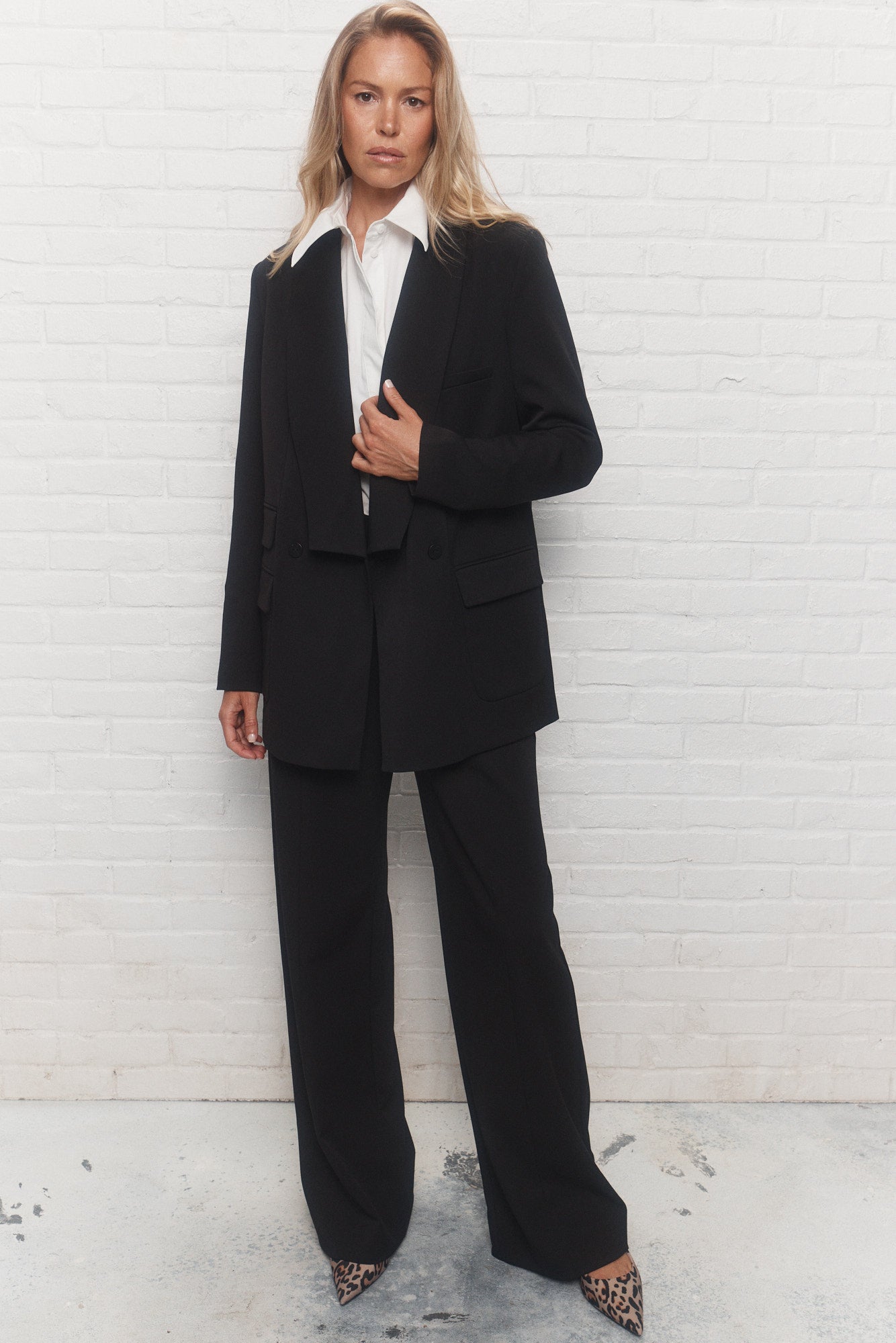 Katie | Black wide-leg pants