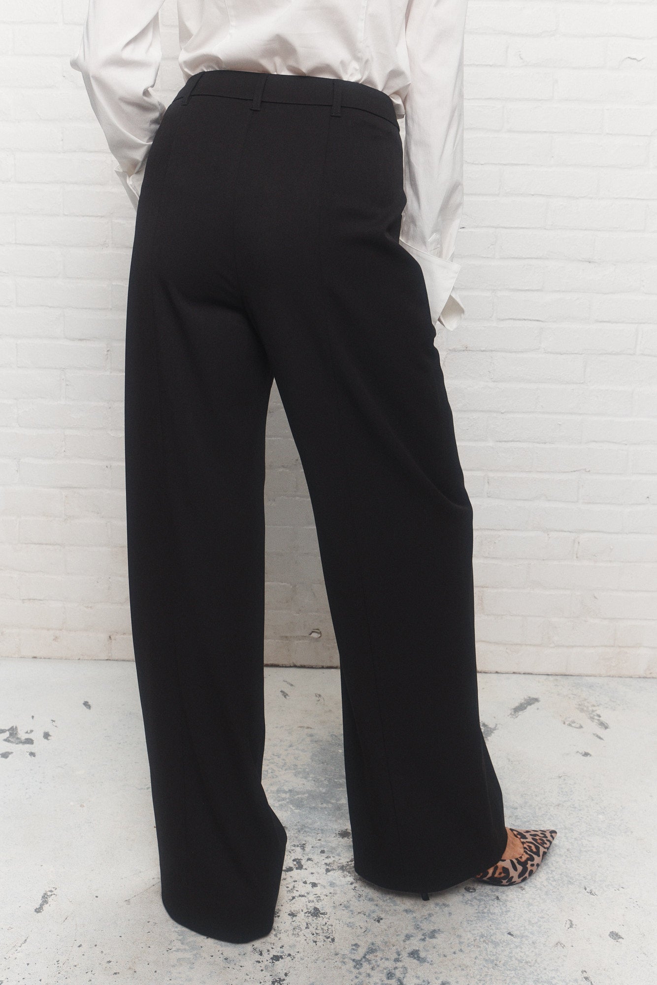 Katie | Black wide-leg pants