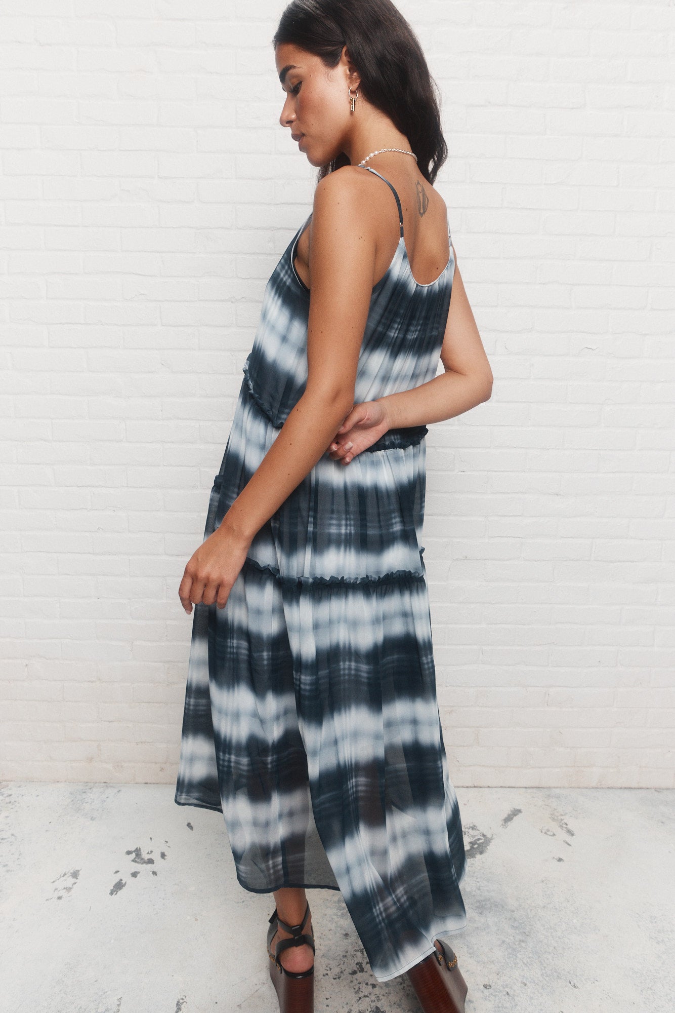 Lexia | Robe bleue à rayures