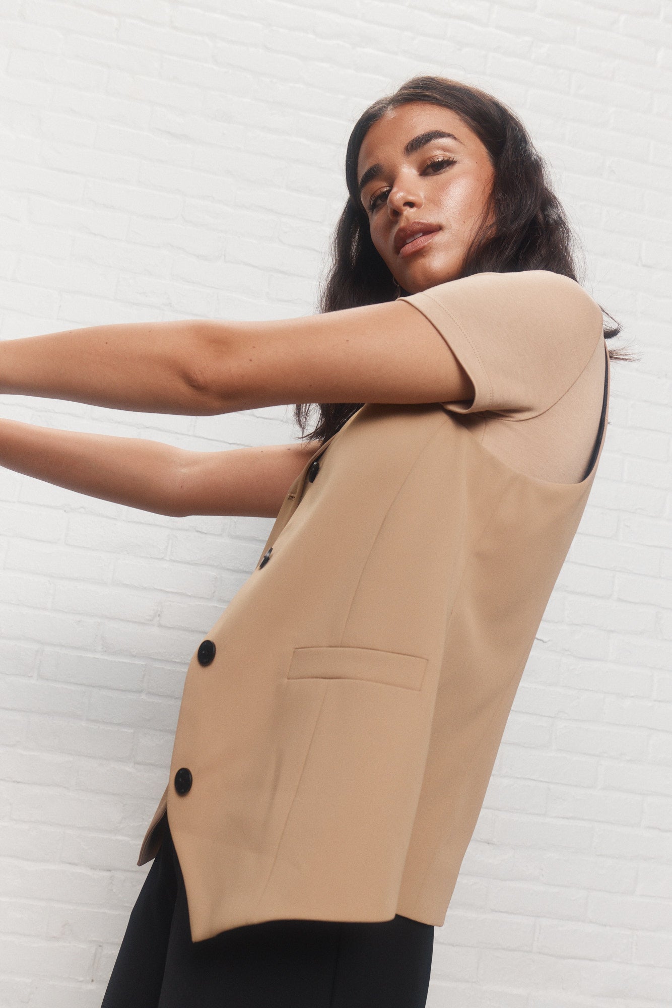 Lou | Gilet beige