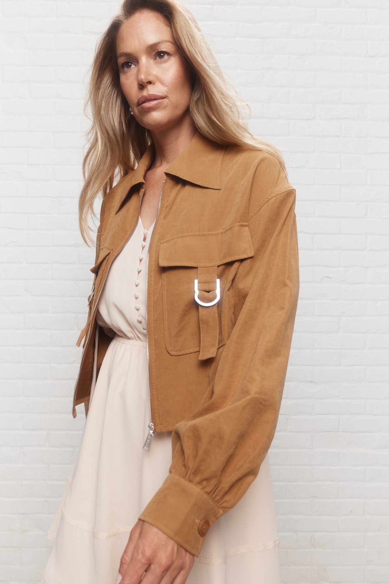 Kenzo | Veste ample courte brune