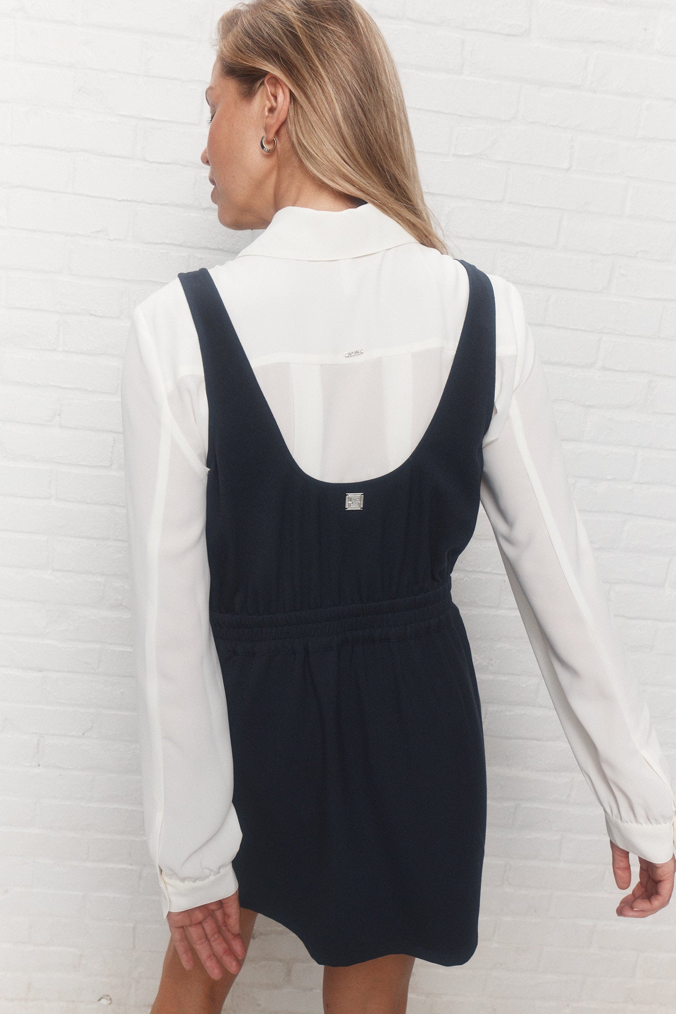 Rhonda | Blue playsuit skirt