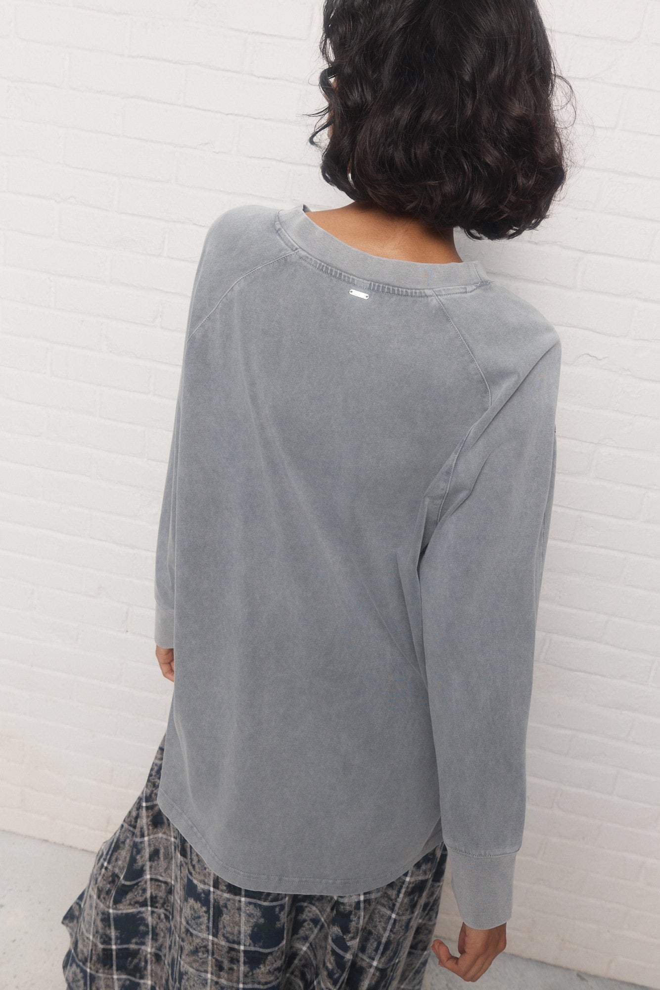 Alesia | Chandail gris délavé