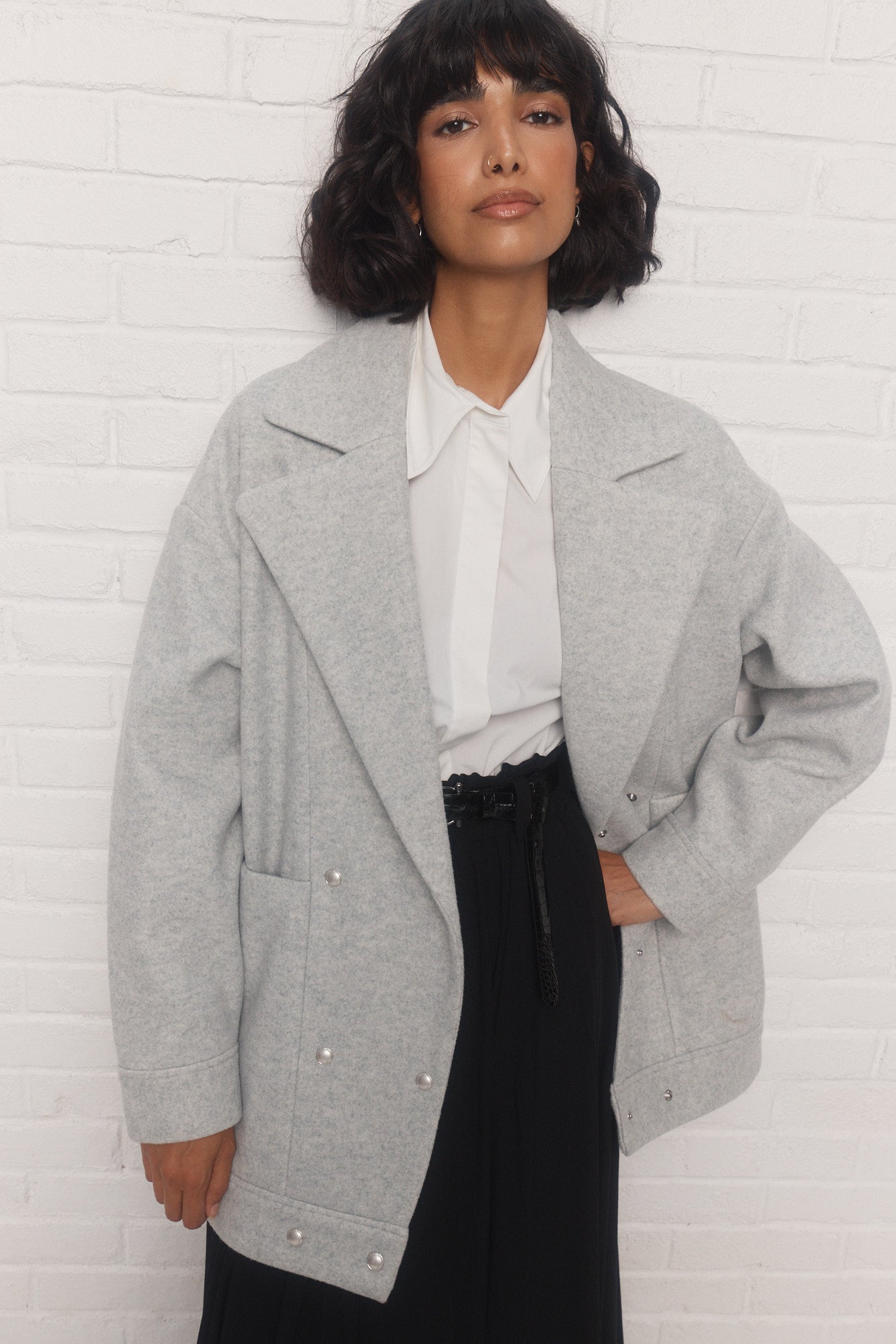 Perez | Manteau gris