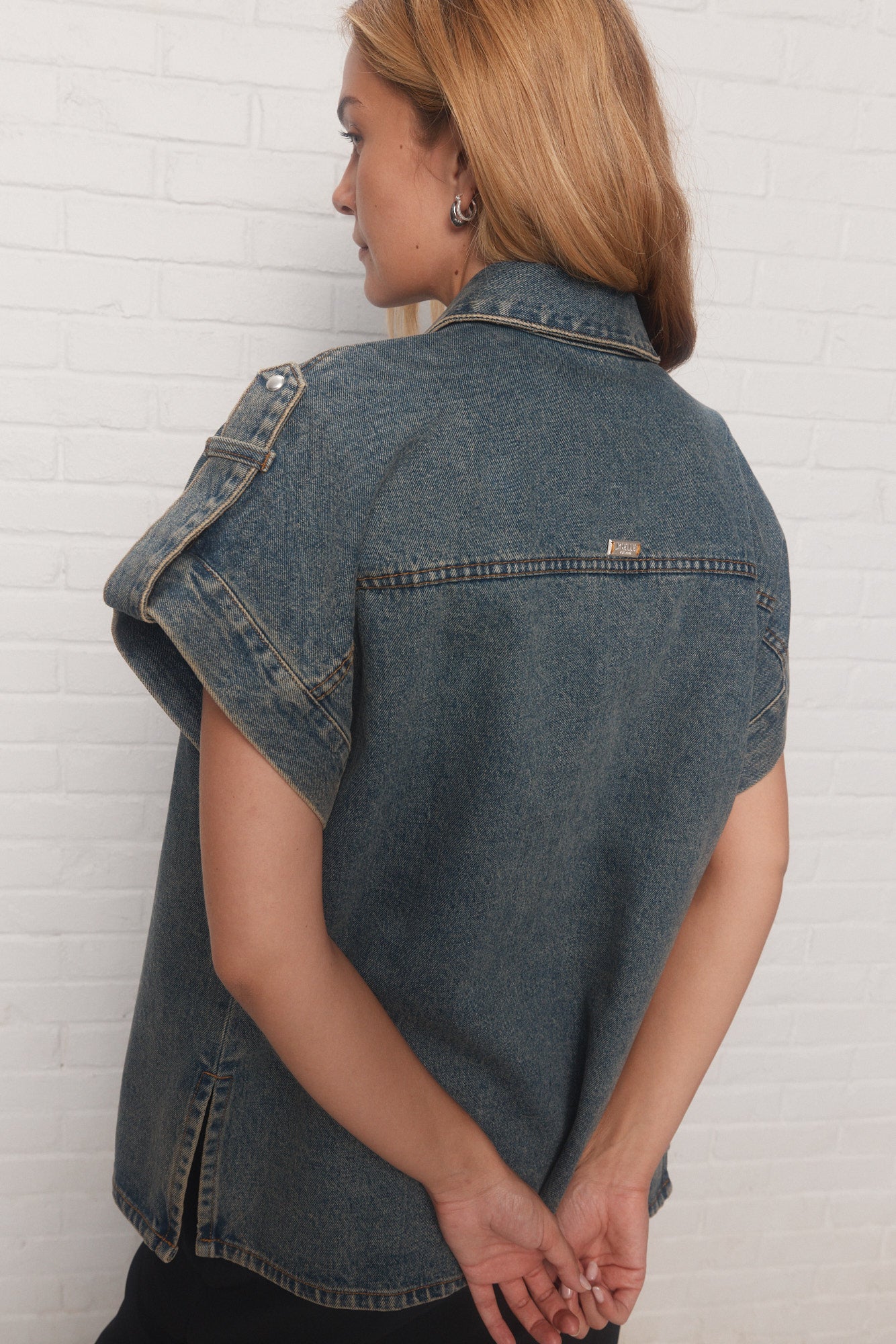 Tatiana | Blue denim shirt