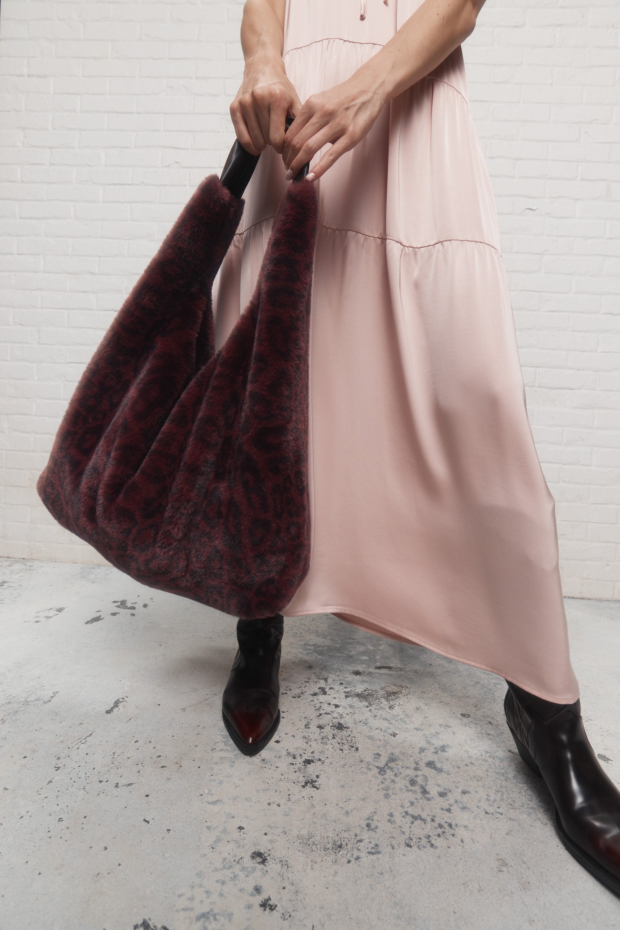 Oubry | Sac hobo mauve